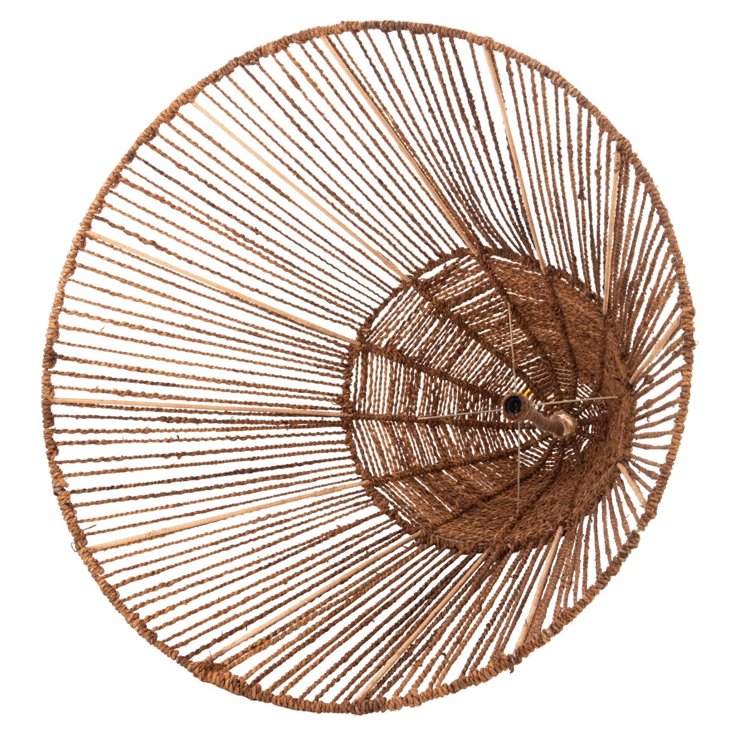 Таванско осветление въже и бананови влакна ф100x205cm.