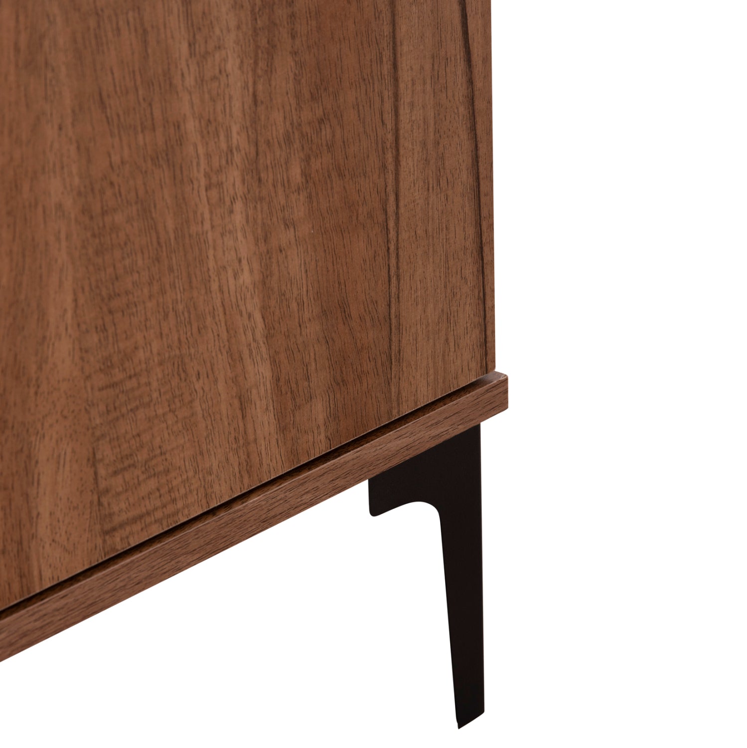 Витрина HARRY цвят натурален-черен 90x40x185