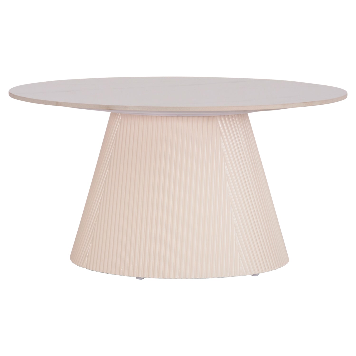 Холна маса DUNCAN кремав цвят Φ80x41см