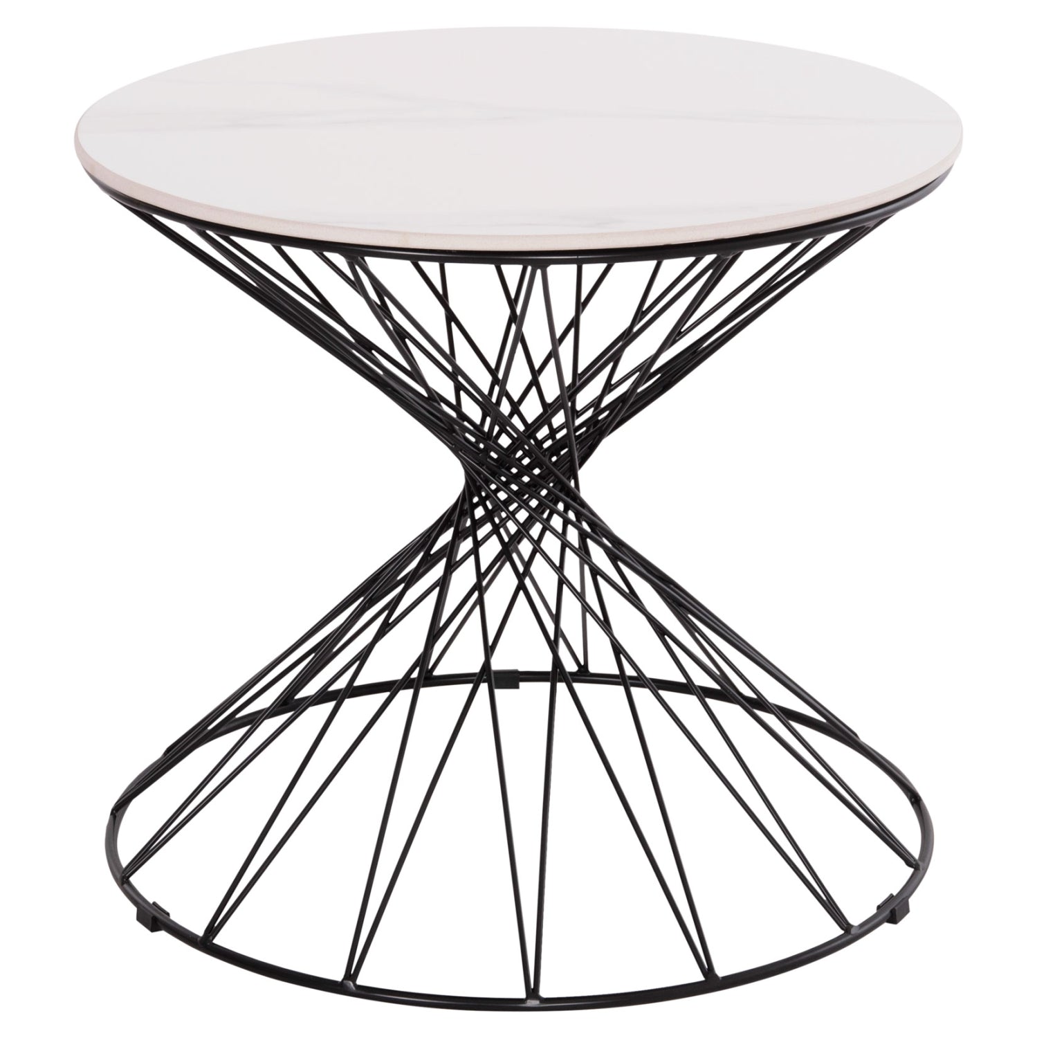 Помощна маса GRESAM цвят черен-бял Φ50x44