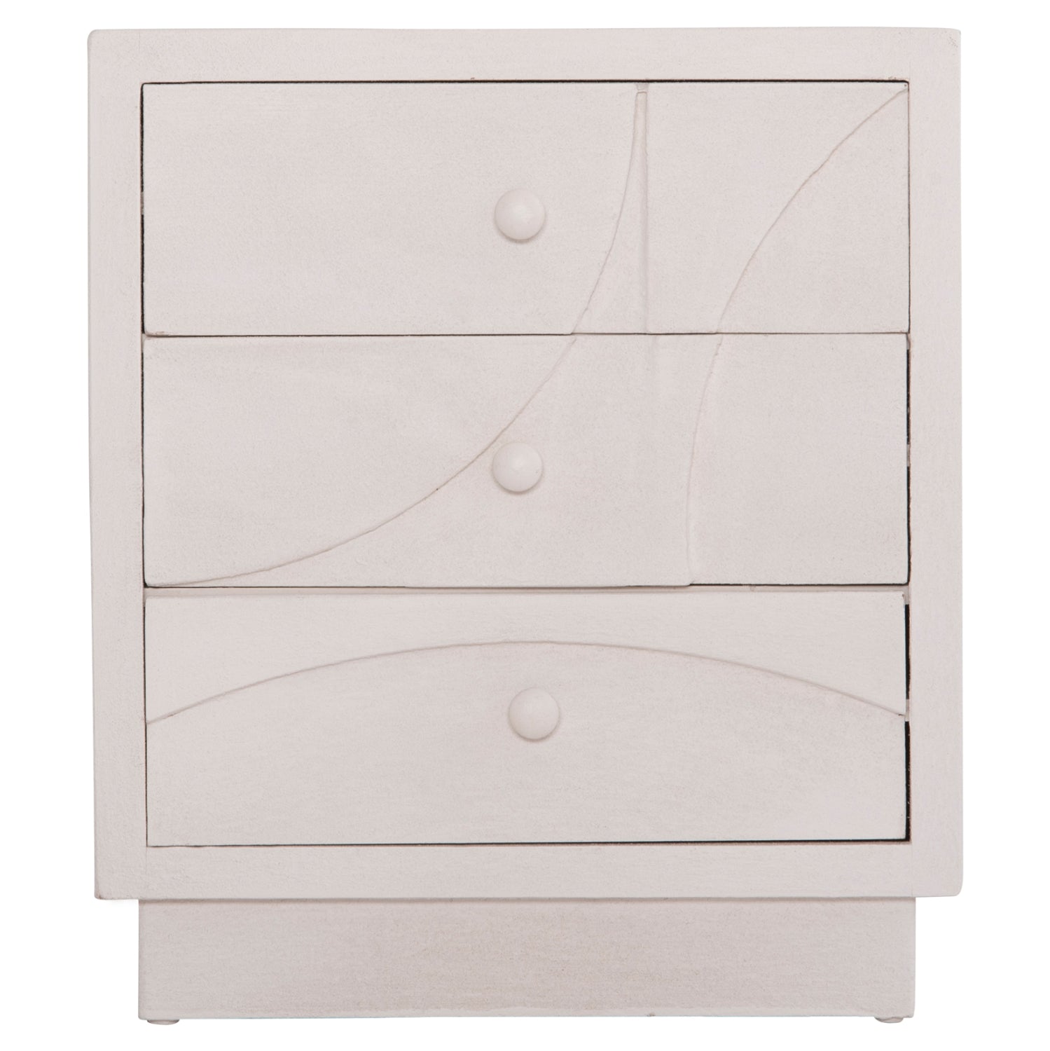 Нощно шкафче Санторини бял цвят