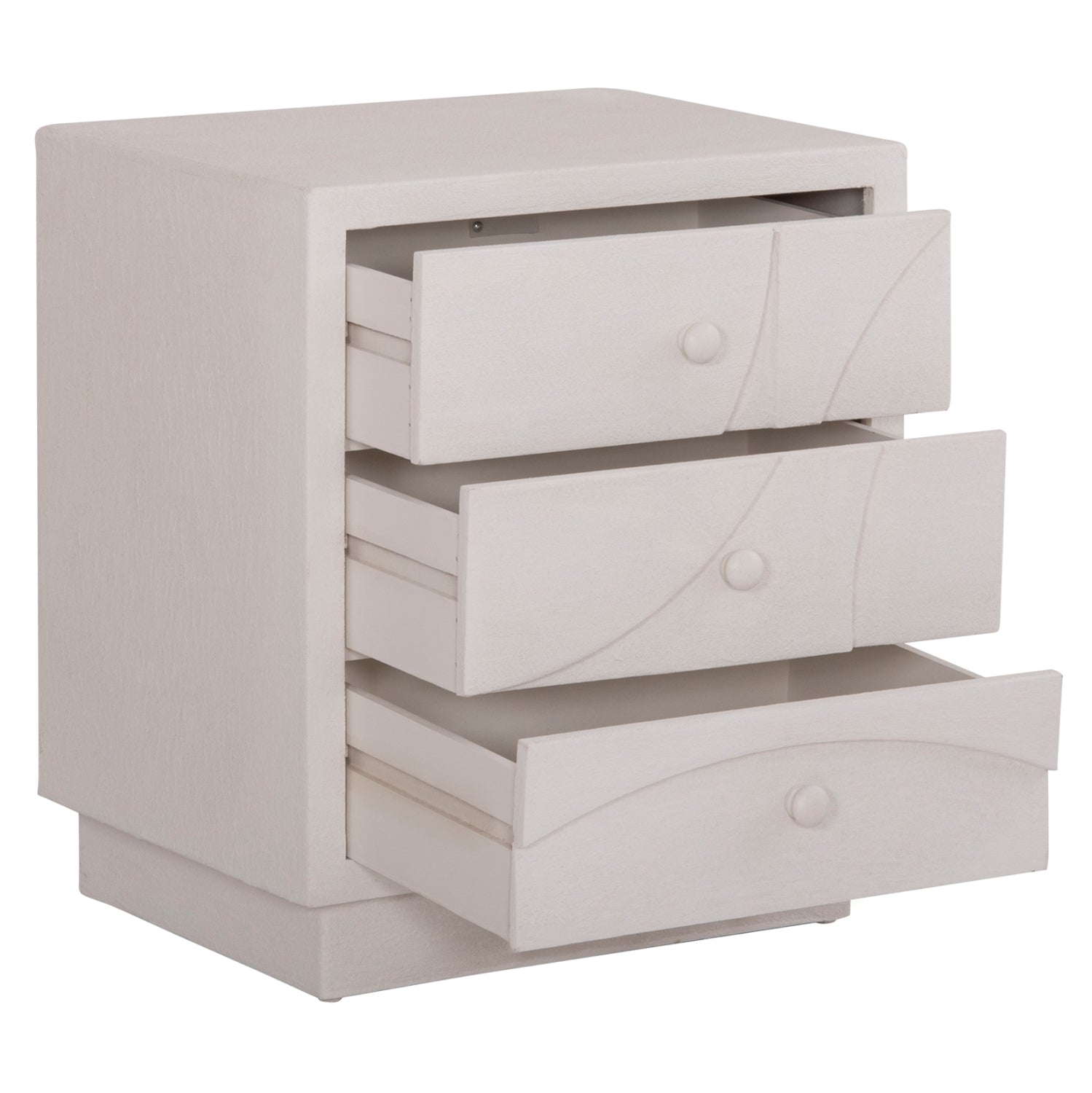 Нощно шкафче Санторини бял цвят