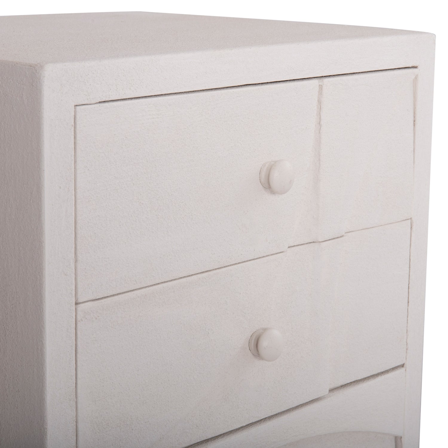 Нощно шкафче Санторини бял цвят