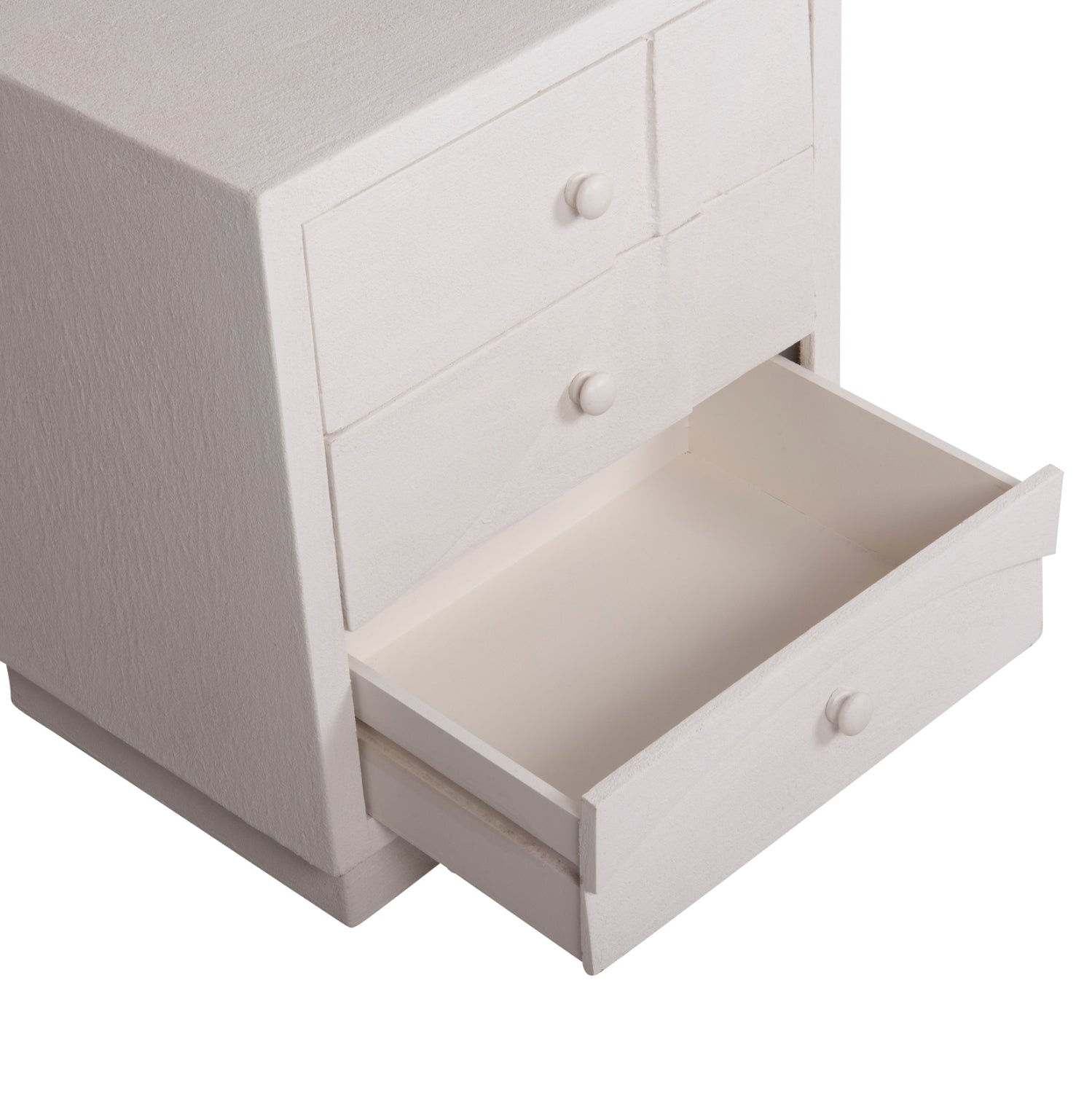 Нощно шкафче Санторини бял цвят