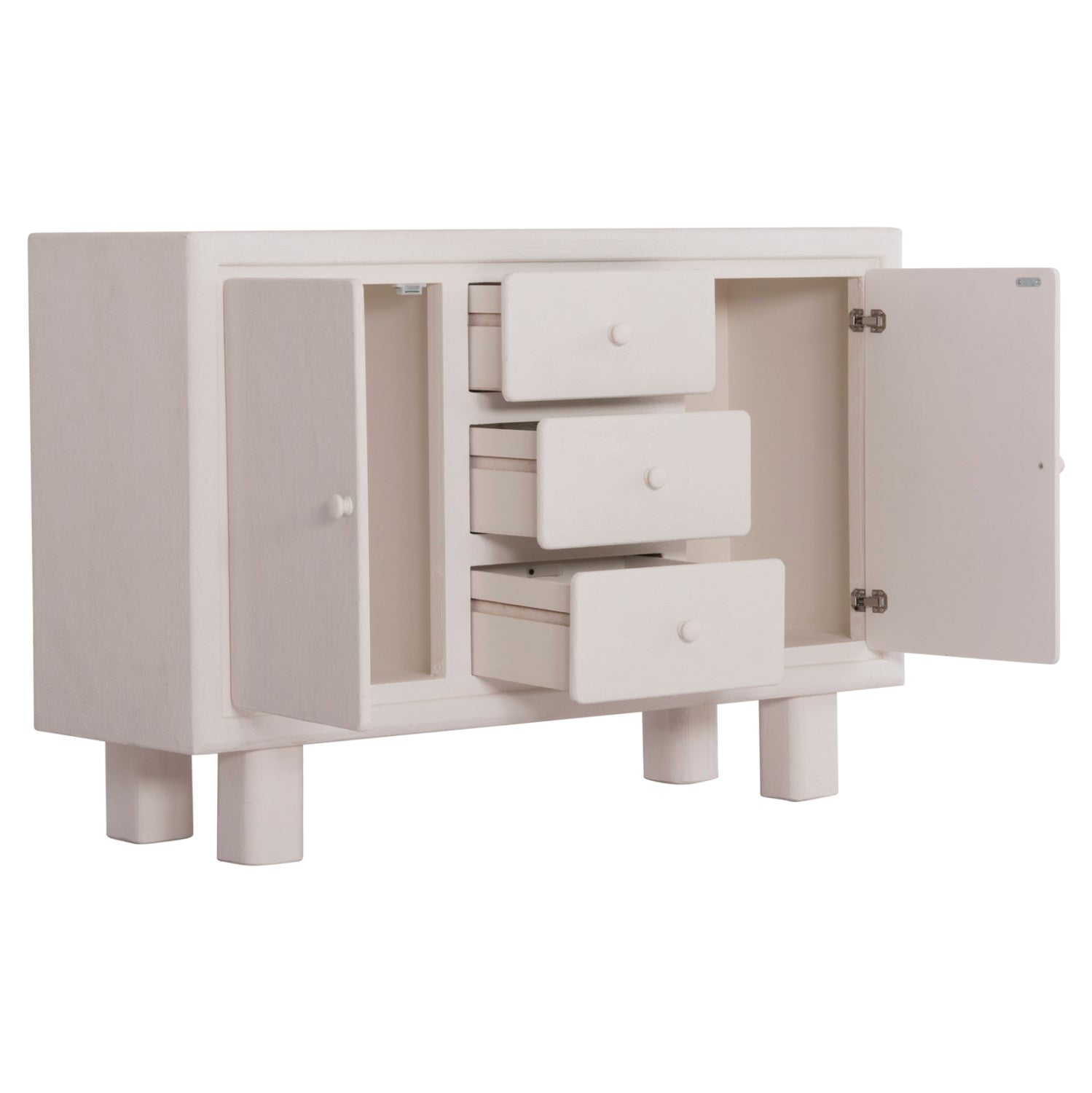 Бюфет Санторини бял цвят 120x38x80