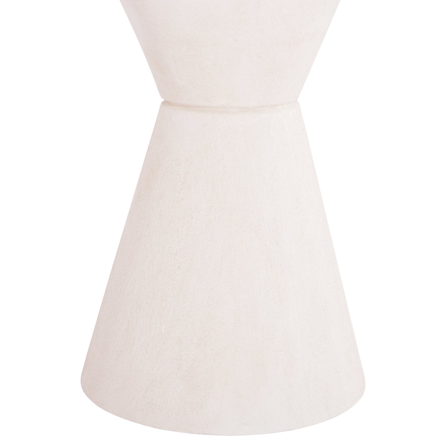 Маса Санторини бял цвят Φ77x76