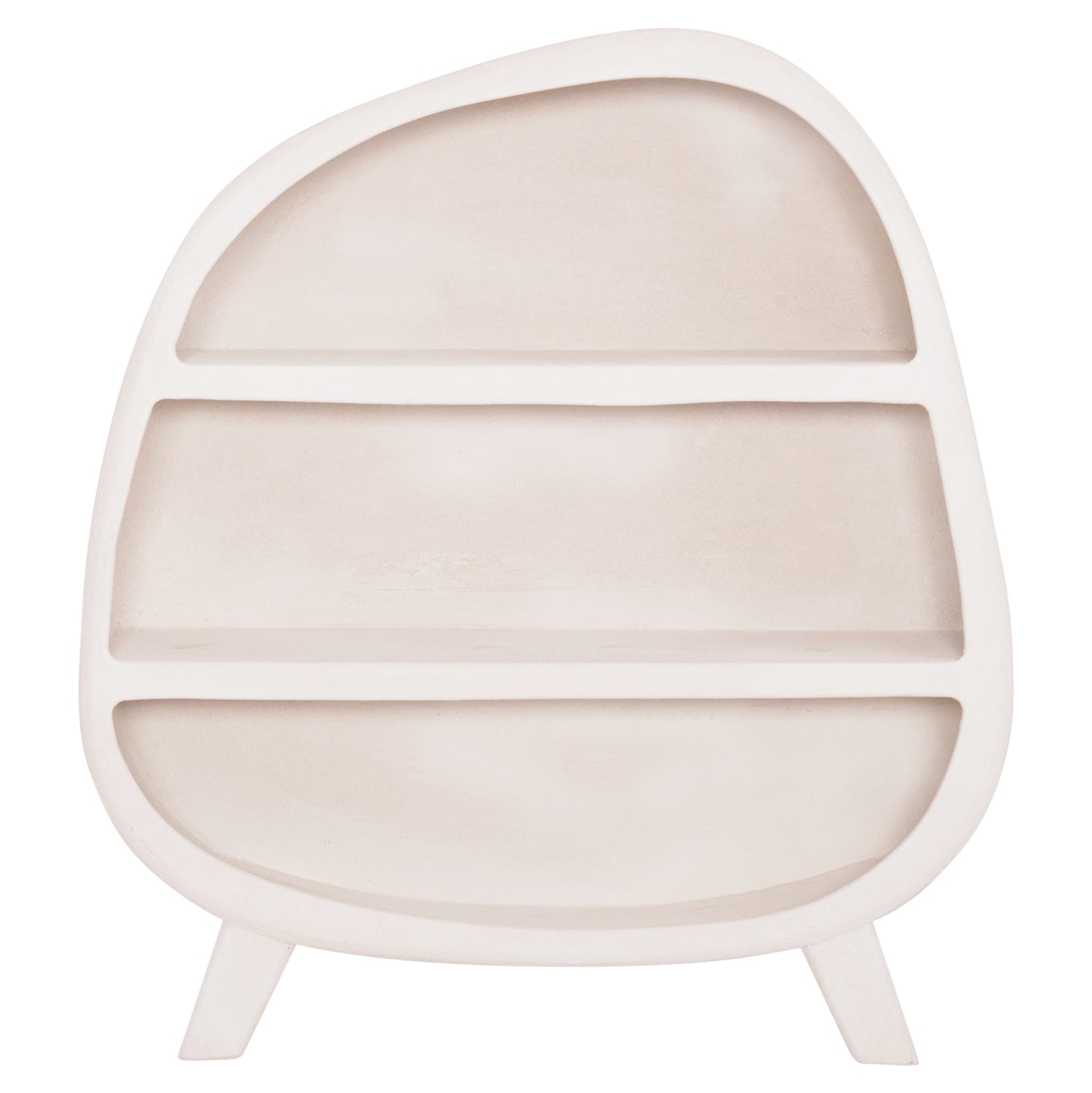 Етажерка Санторини бял цвят 120x38x13