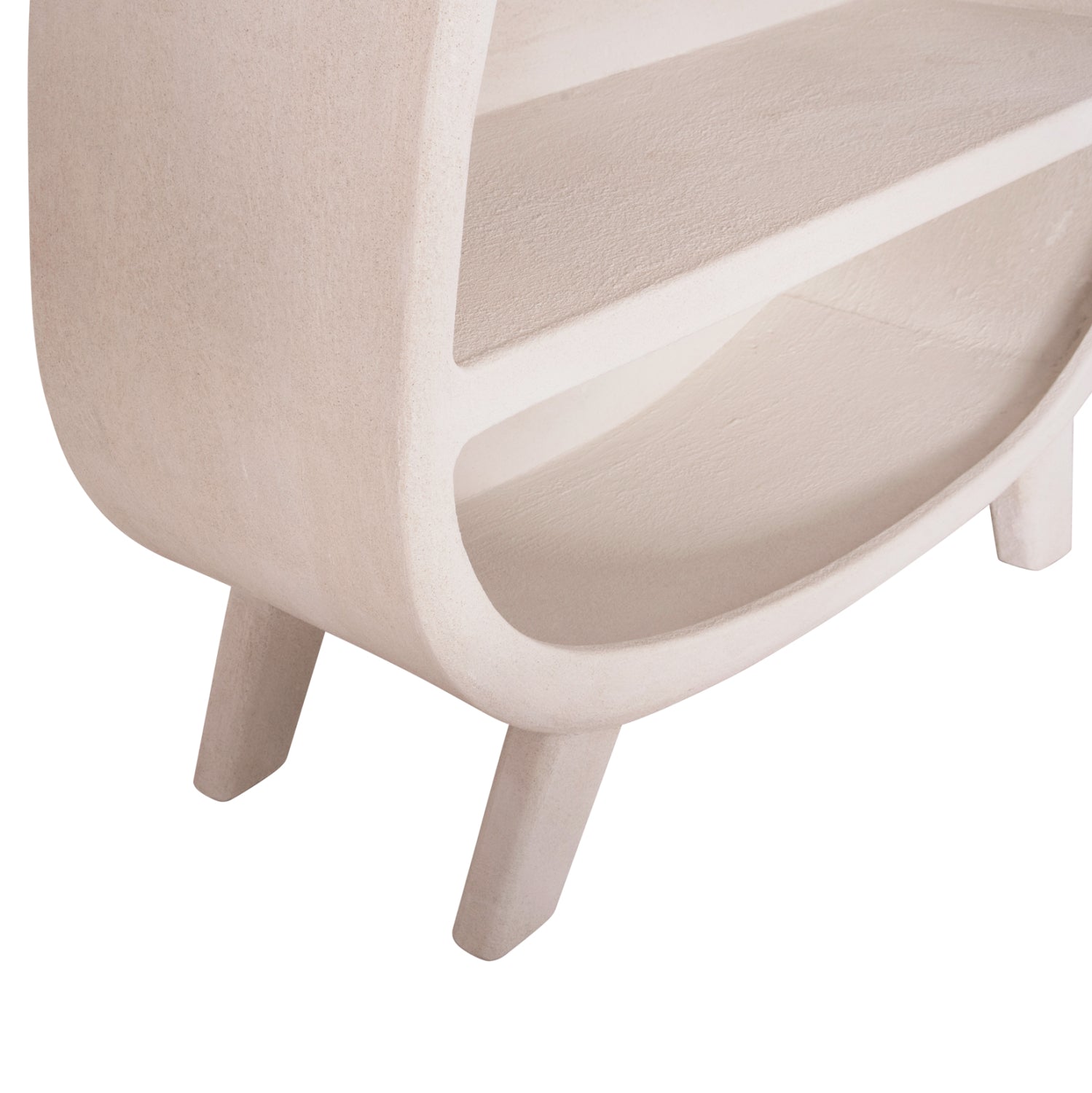 Етажерка Санторини бял цвят 120x38x13