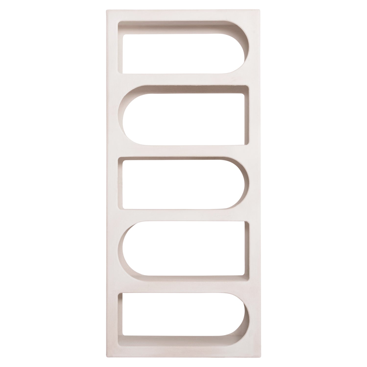 Етажерка Санторини бял цвят 80x38x180