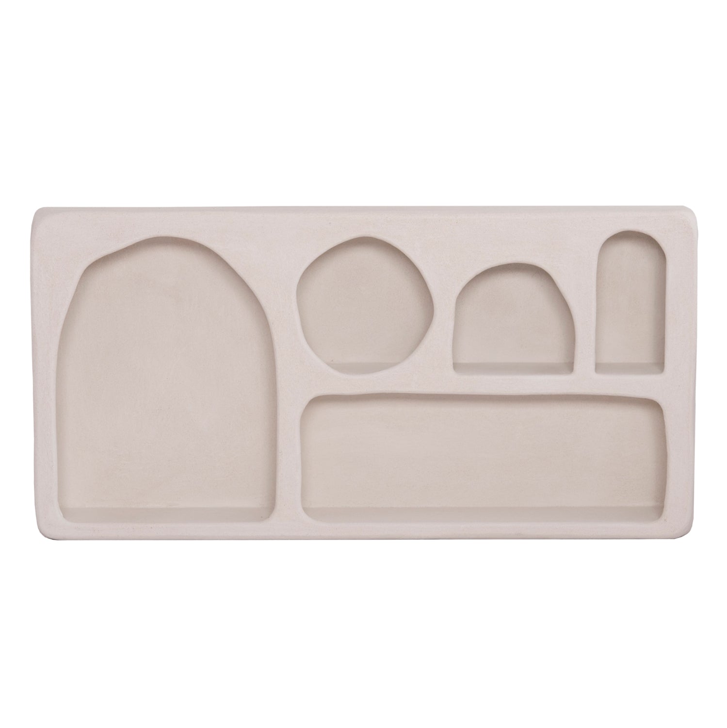 Етажерка Санторини бял цвят 120x18x60