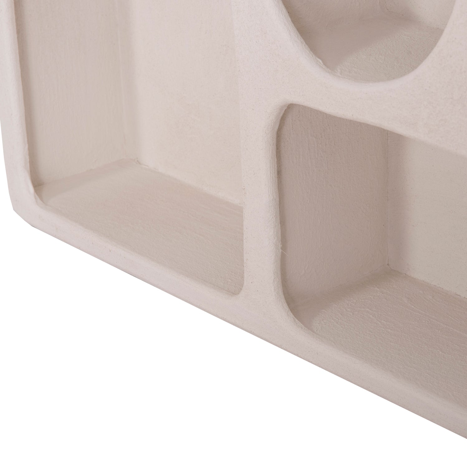 Етажерка Санторини бял цвят 120x18x60