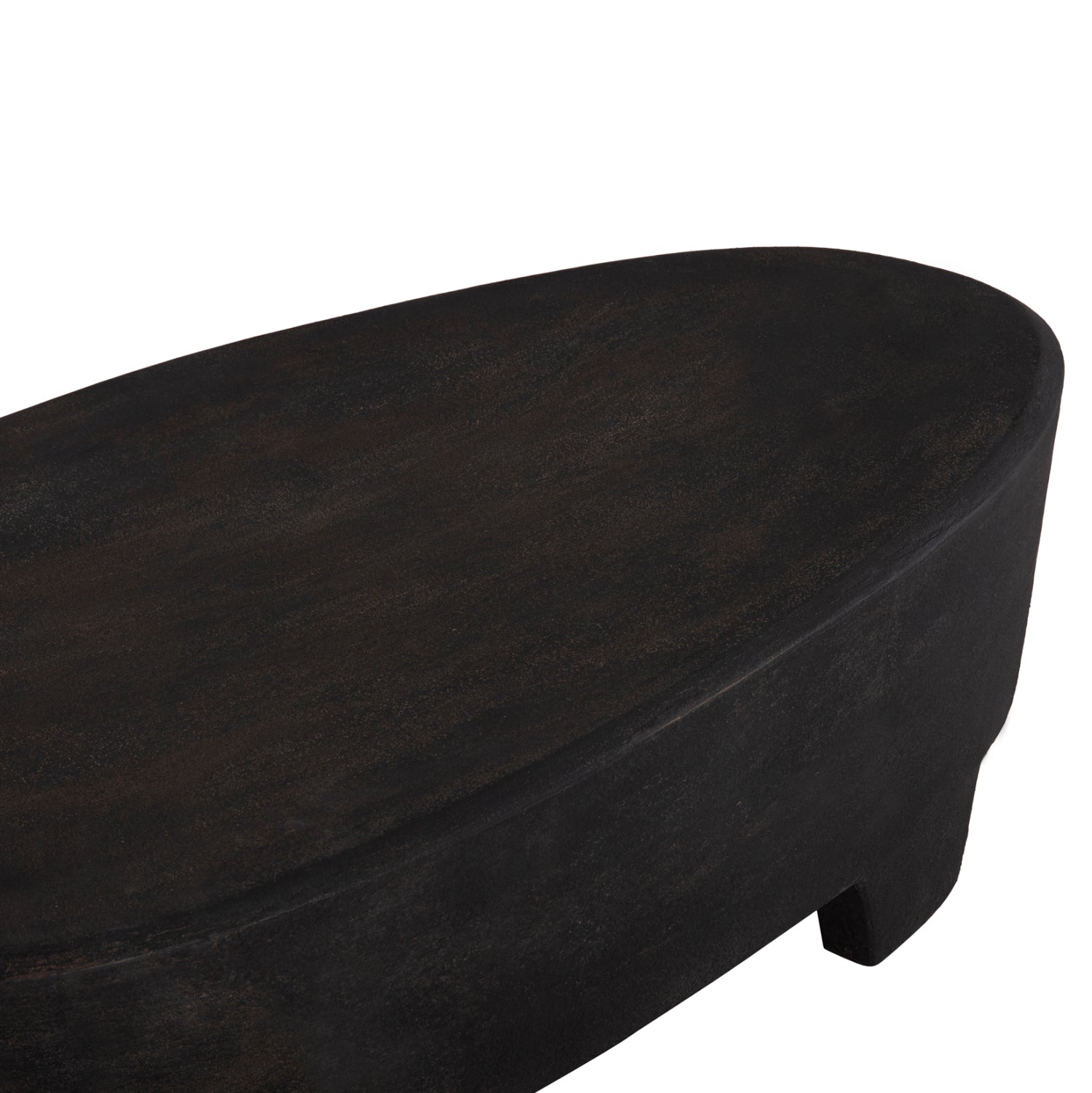 Холна маса Санторини черен цвят 100x60x33см