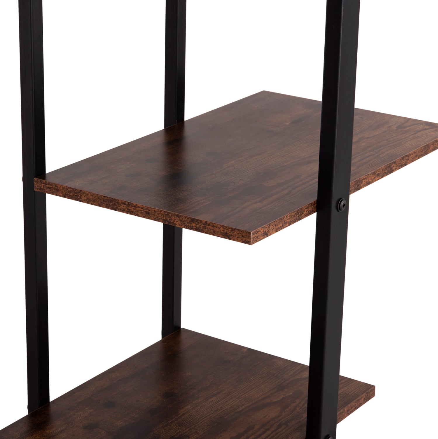 Етажерка OMNI цвят черен-орех 68x34,5x150,5