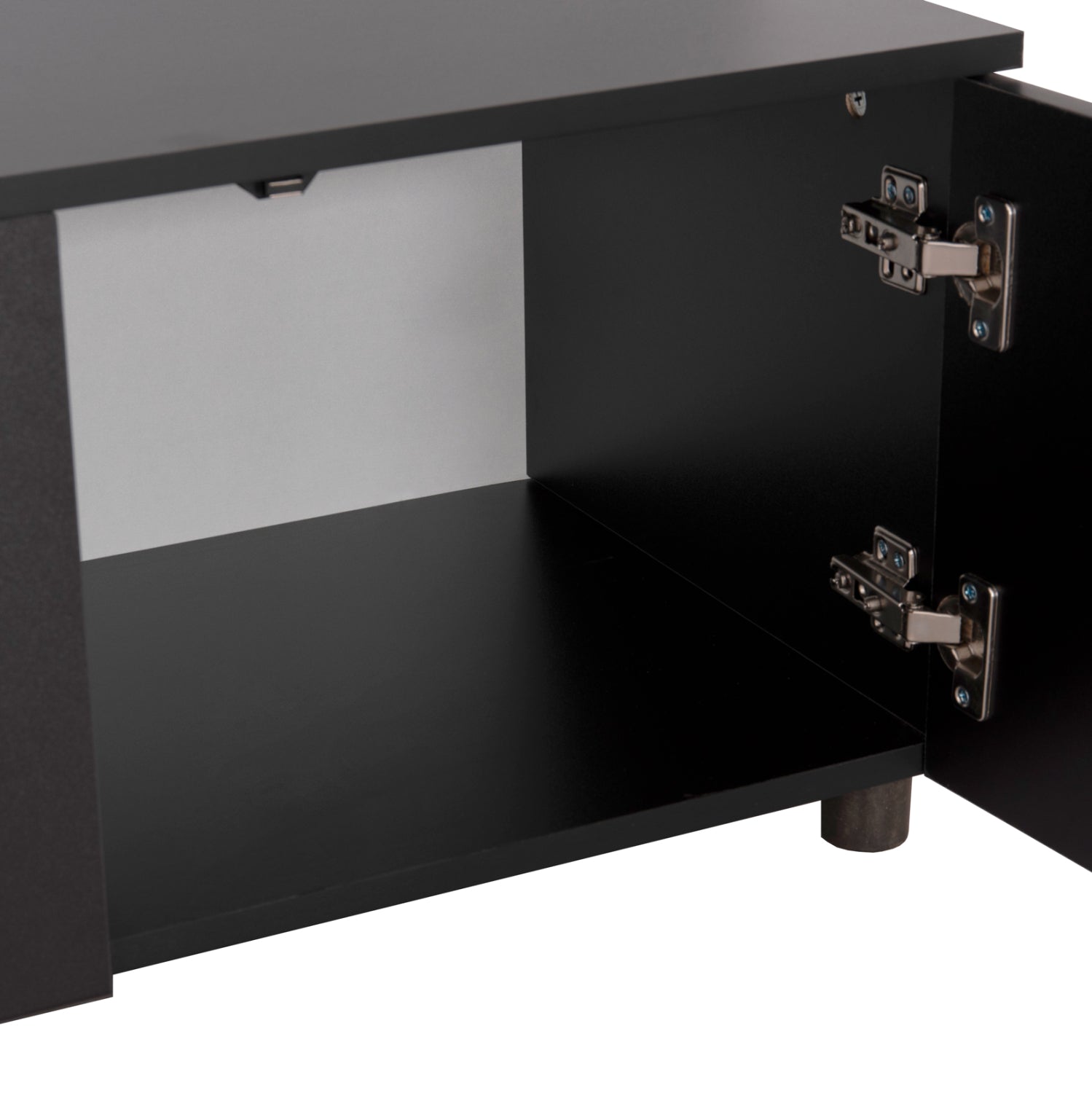 Телевизор DORT с меламин в цвят сонама-черно 249.5x42.2x199.5см