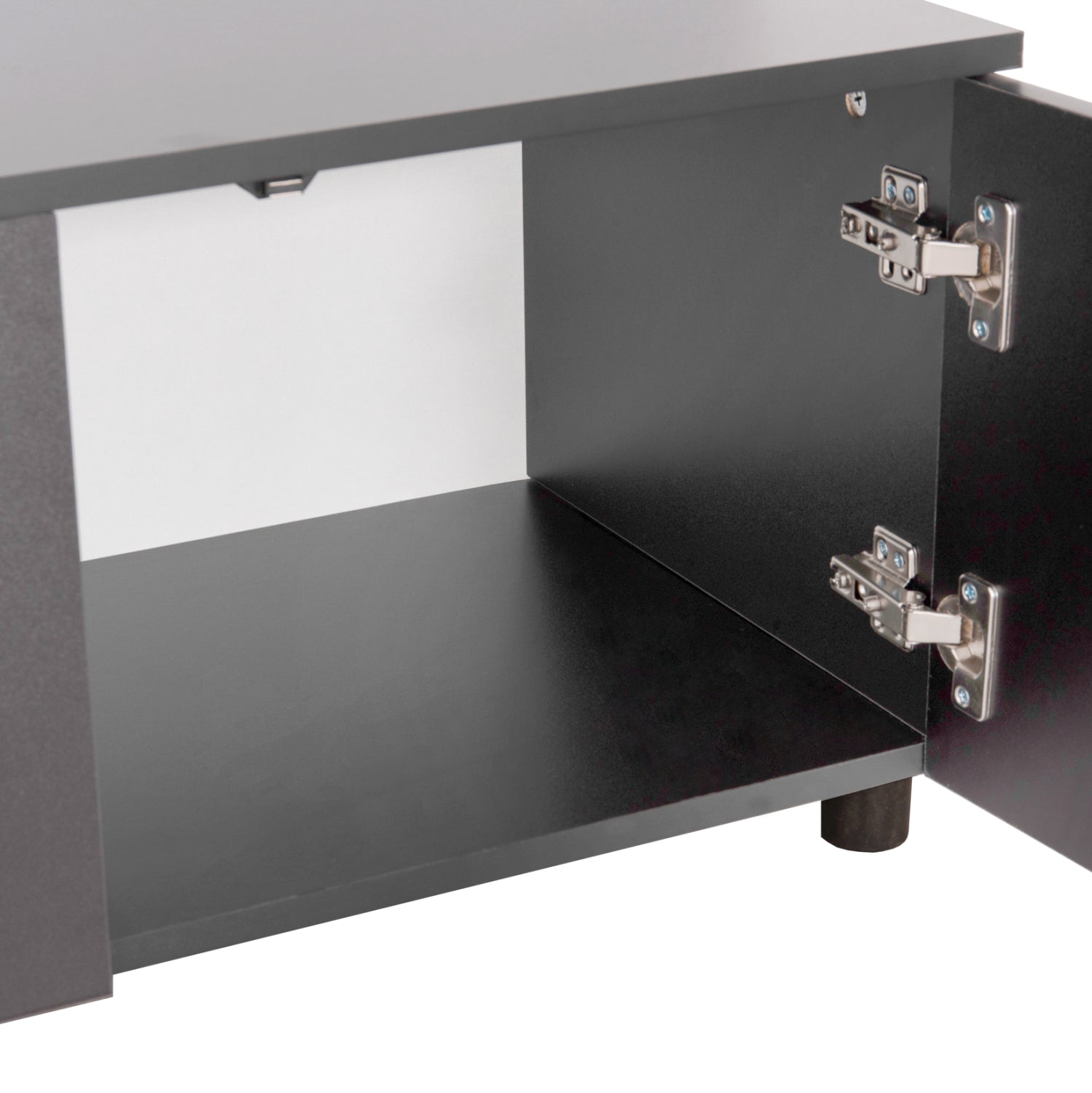 Тв шкаф DORT с меламин в цвят сонома-тъмно сив 249.5x42.2x199.5см