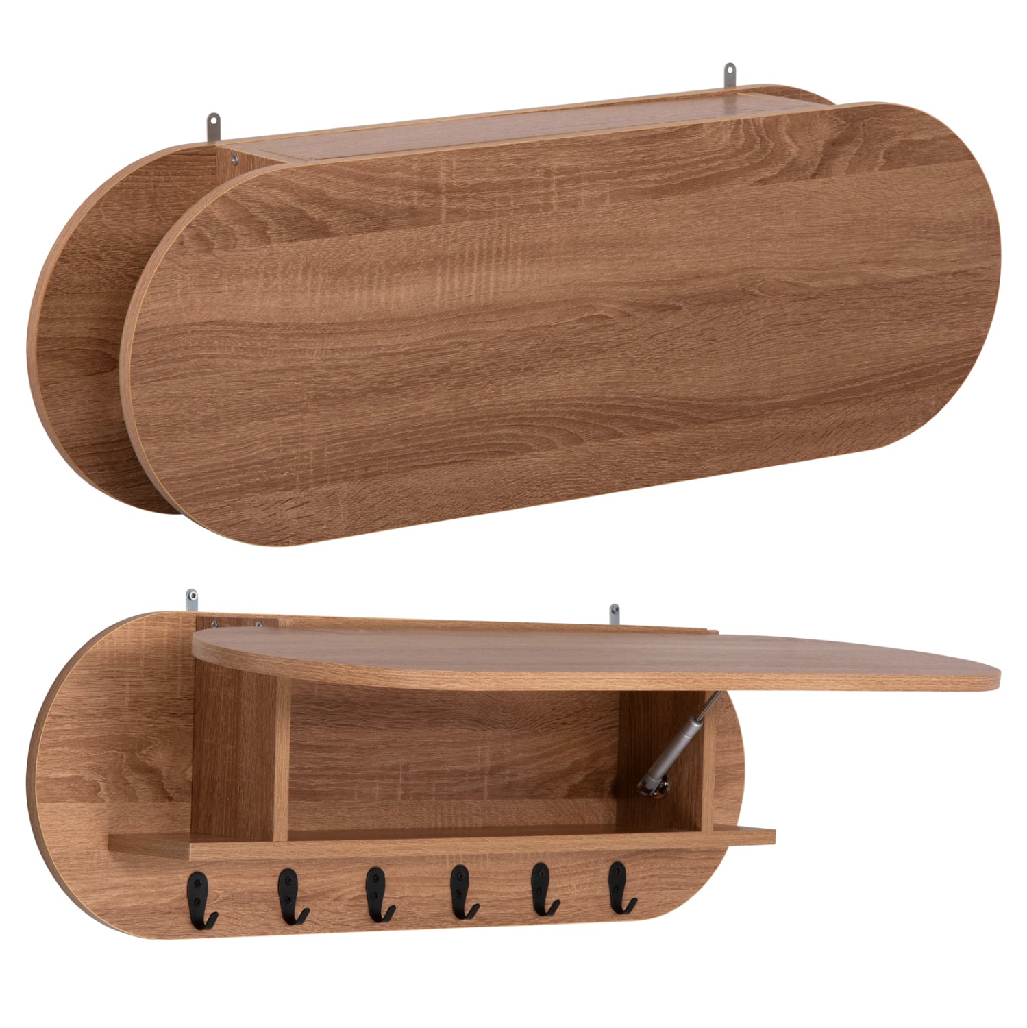 Стенна закачалка STOR 84x15.5x28.5 бял цвят