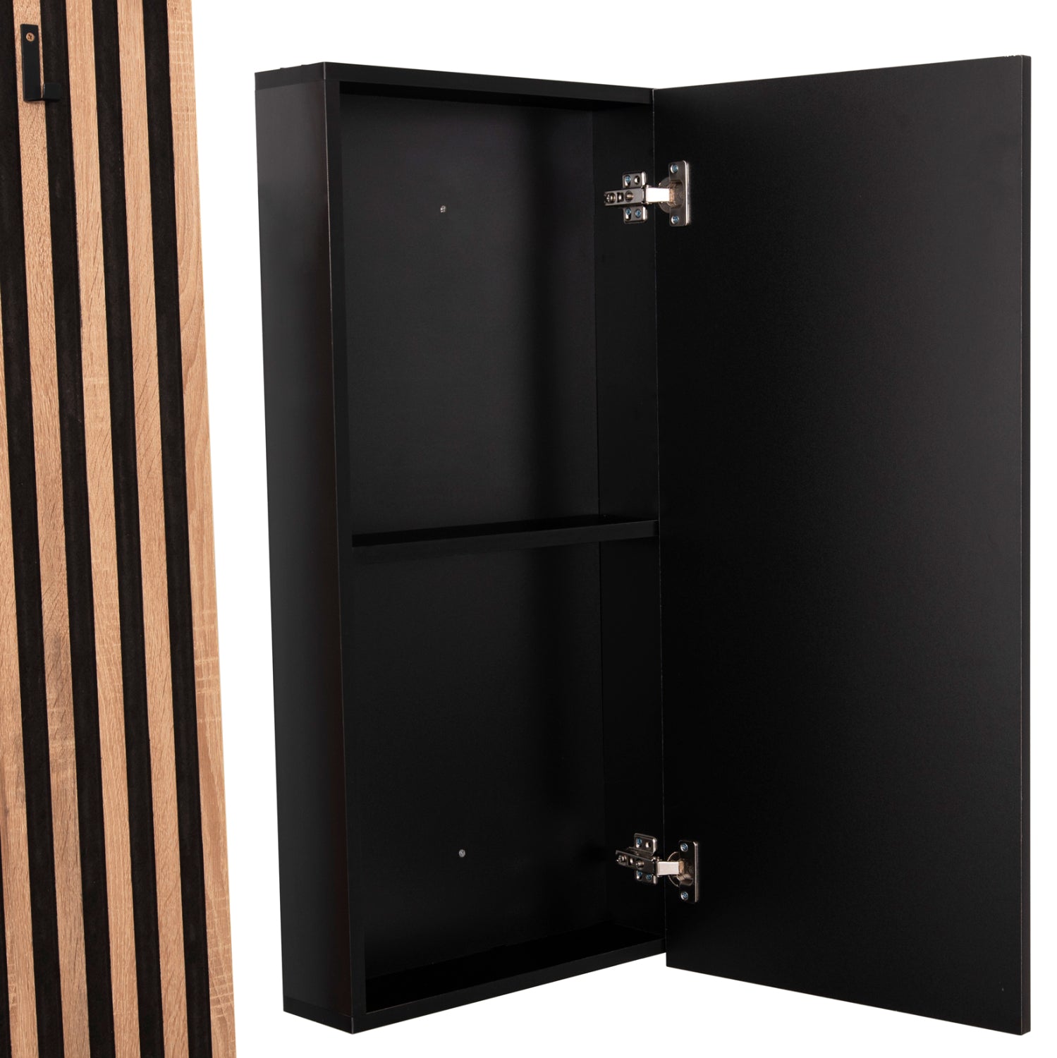 Aнтре MYLES цвят сонама-черен 100x37x200cm