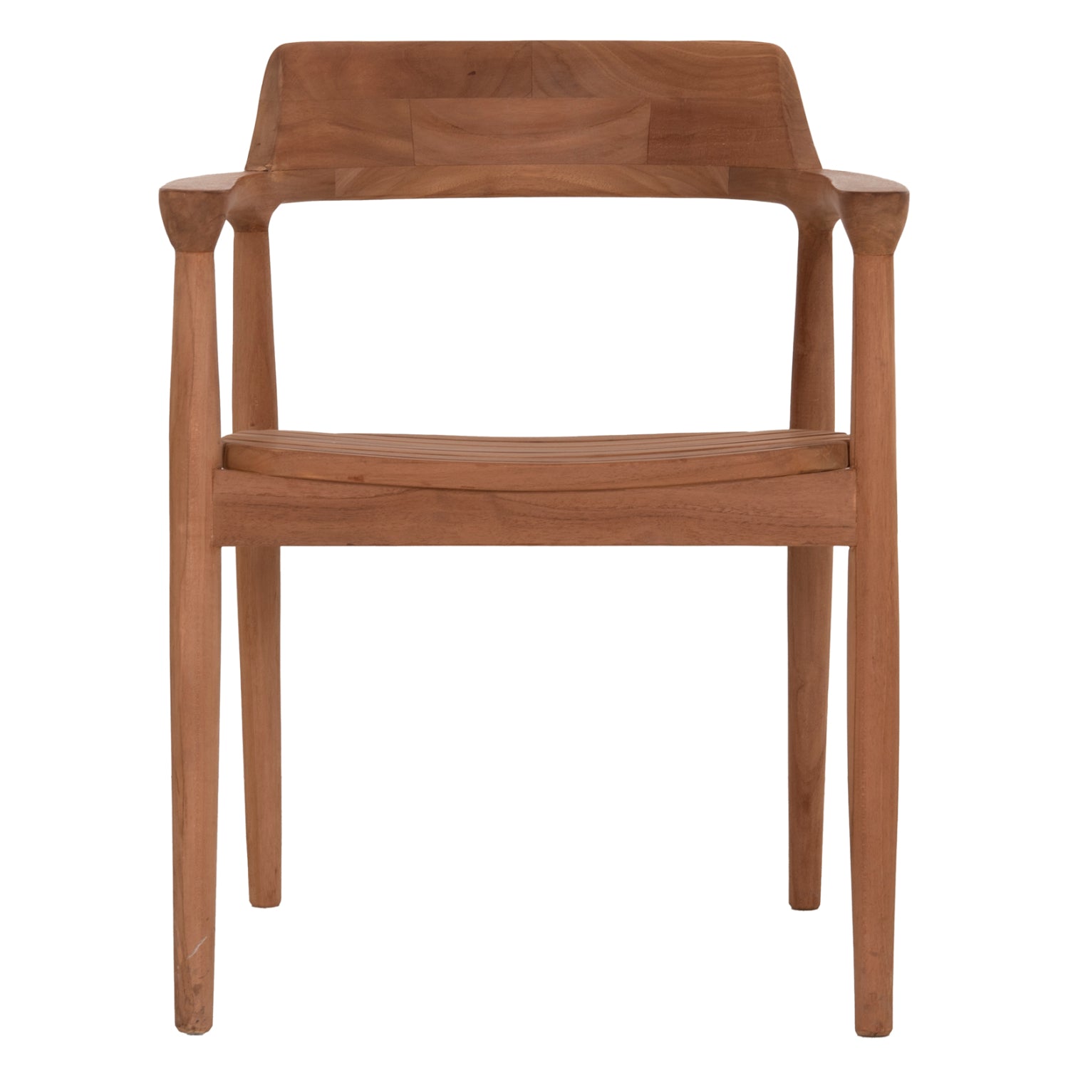 Градински фотьойл FREM от тиково дърво - естествен цвят 59x54.5x76см