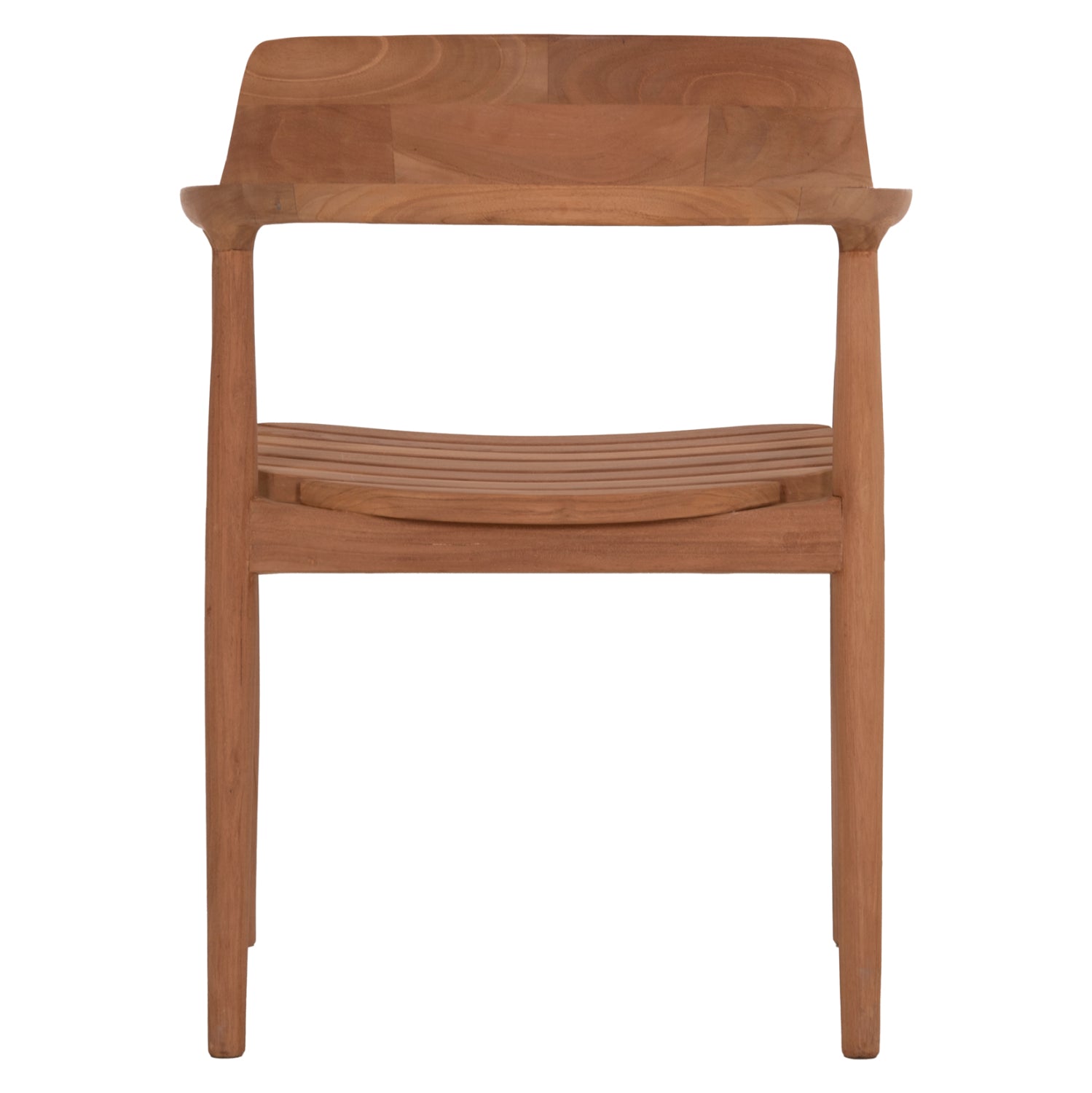 Градински фотьойл FREM от тиково дърво - естествен цвят 59x54.5x76см