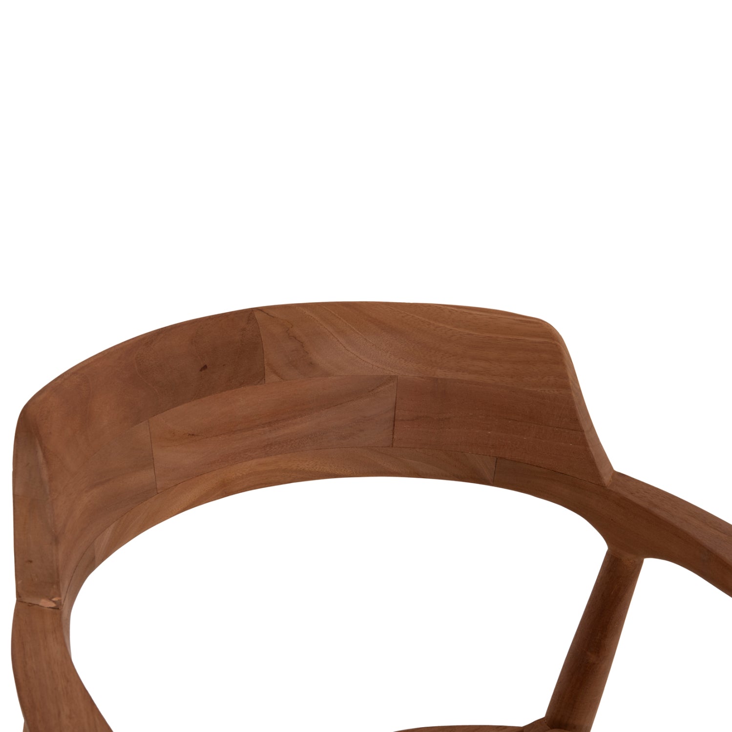 Градински фотьойл FREM от тиково дърво - естествен цвят 59x54.5x76см