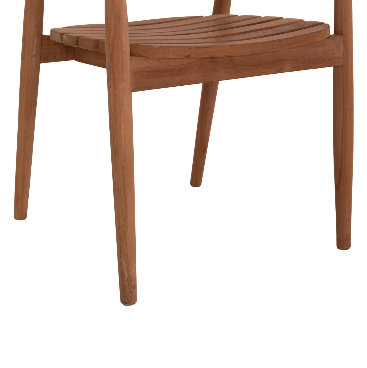 Градински фотьойл FREM от тиково дърво - естествен цвят 59x54.5x76см