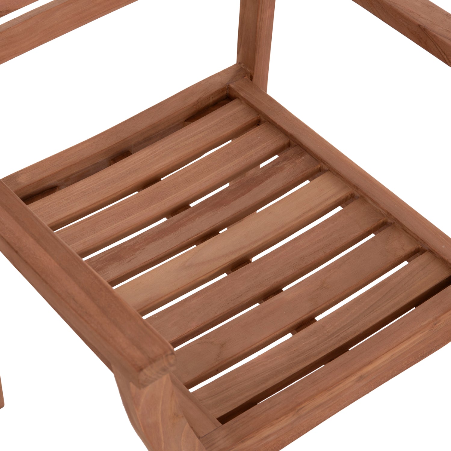 Стол ERMIONI натурал тиково дърво 60x59x84