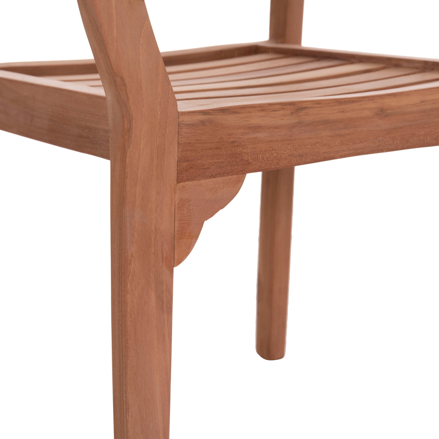 Стол ERMIONI  натурал тиково дърво 60x59x84