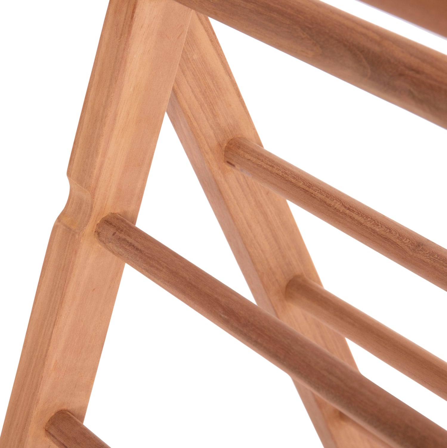 Декоративна подова закачалка METIC тиково дърво естествен цвят 70x70x102.5см