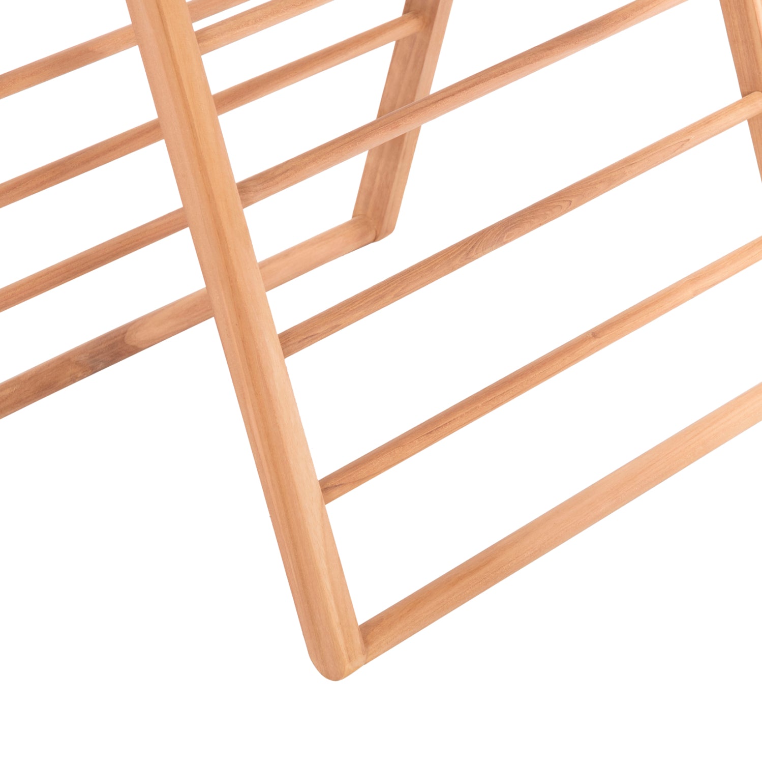 Декоративна подова закачалка METIC тиково дърво естествен цвят 70x70x102.5см