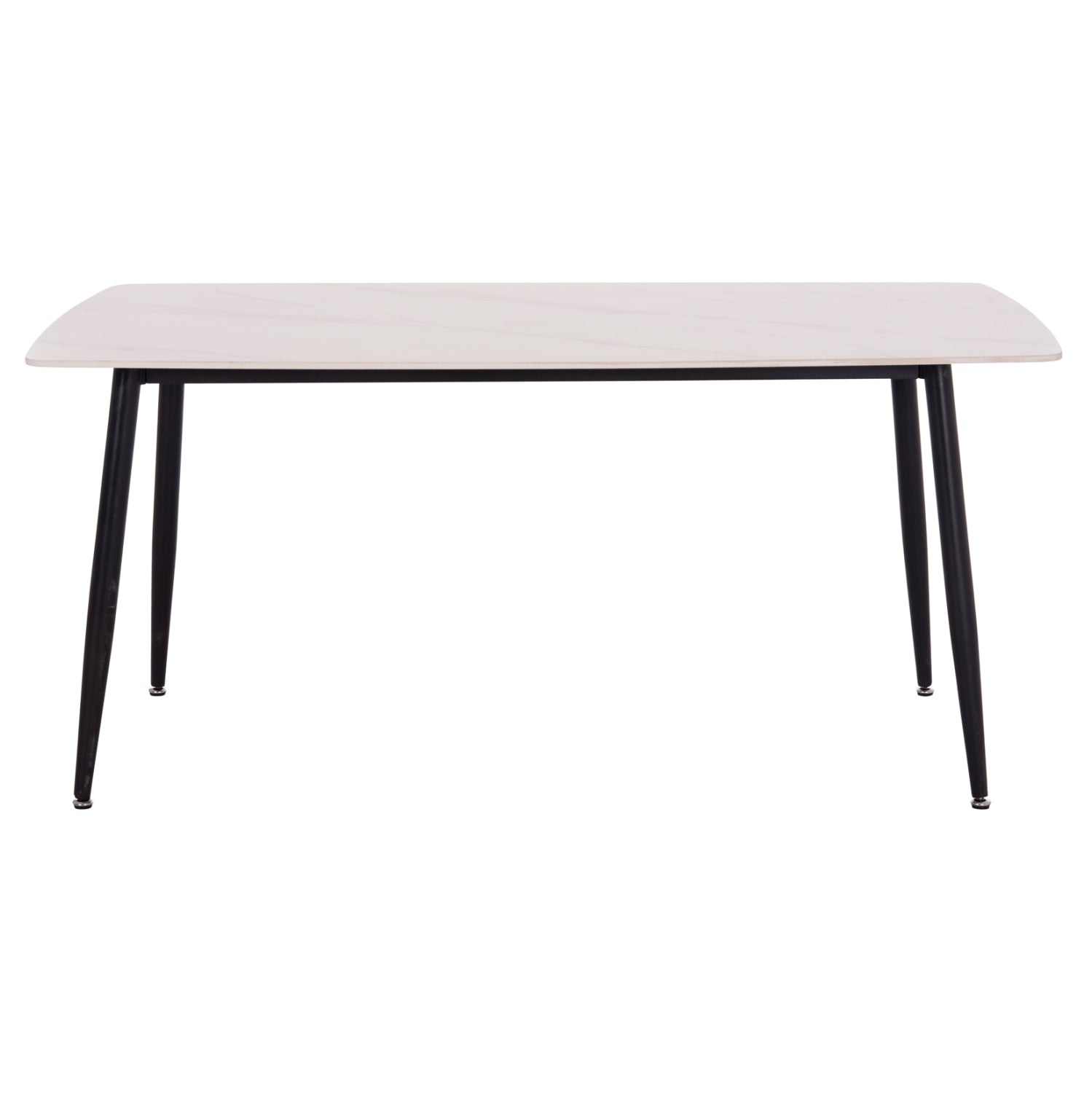 Маса Raven с вид на бял мрамор 160x80x74см