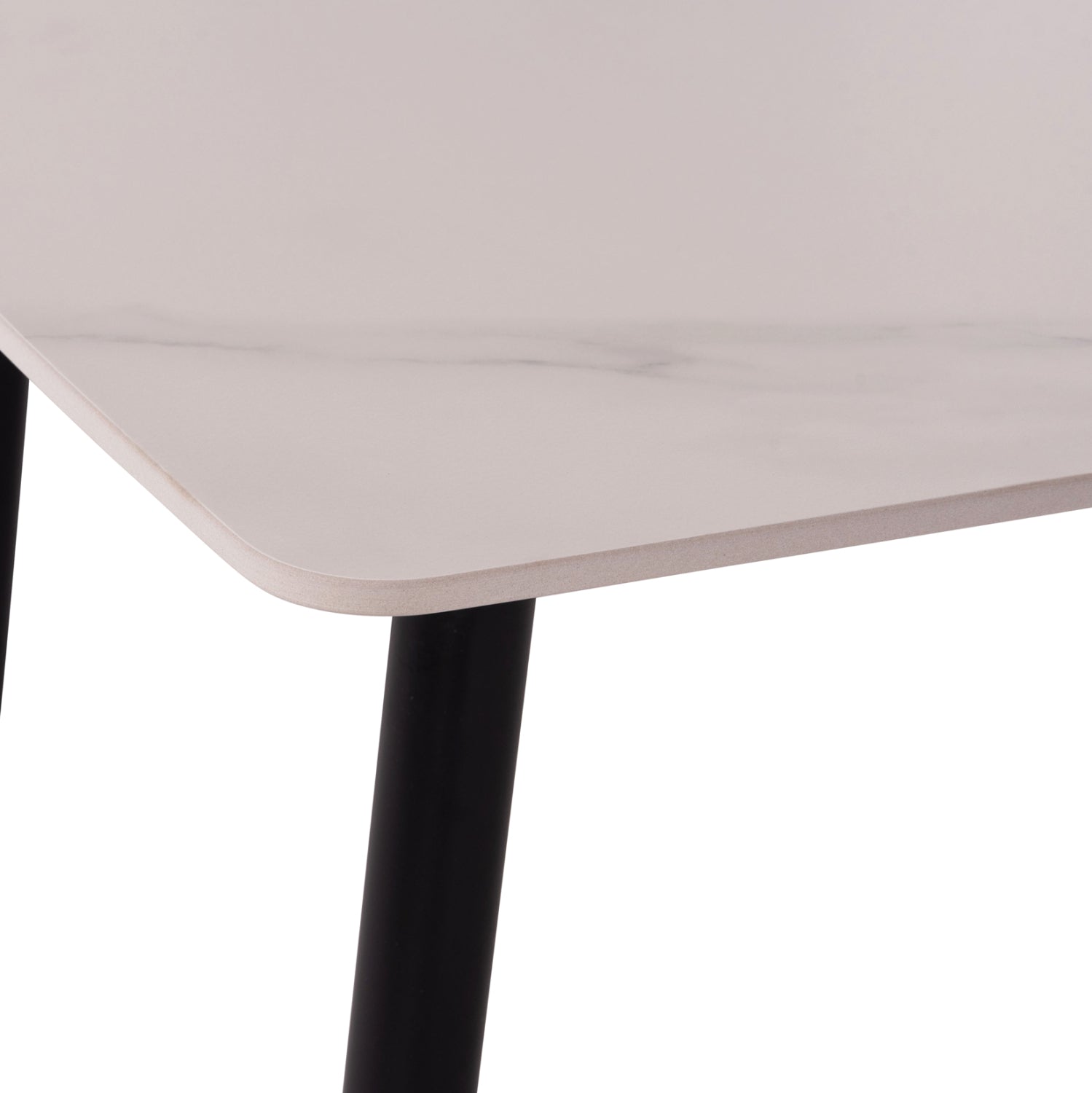 Маса Raven с вид на бял мрамор 160x80x74см