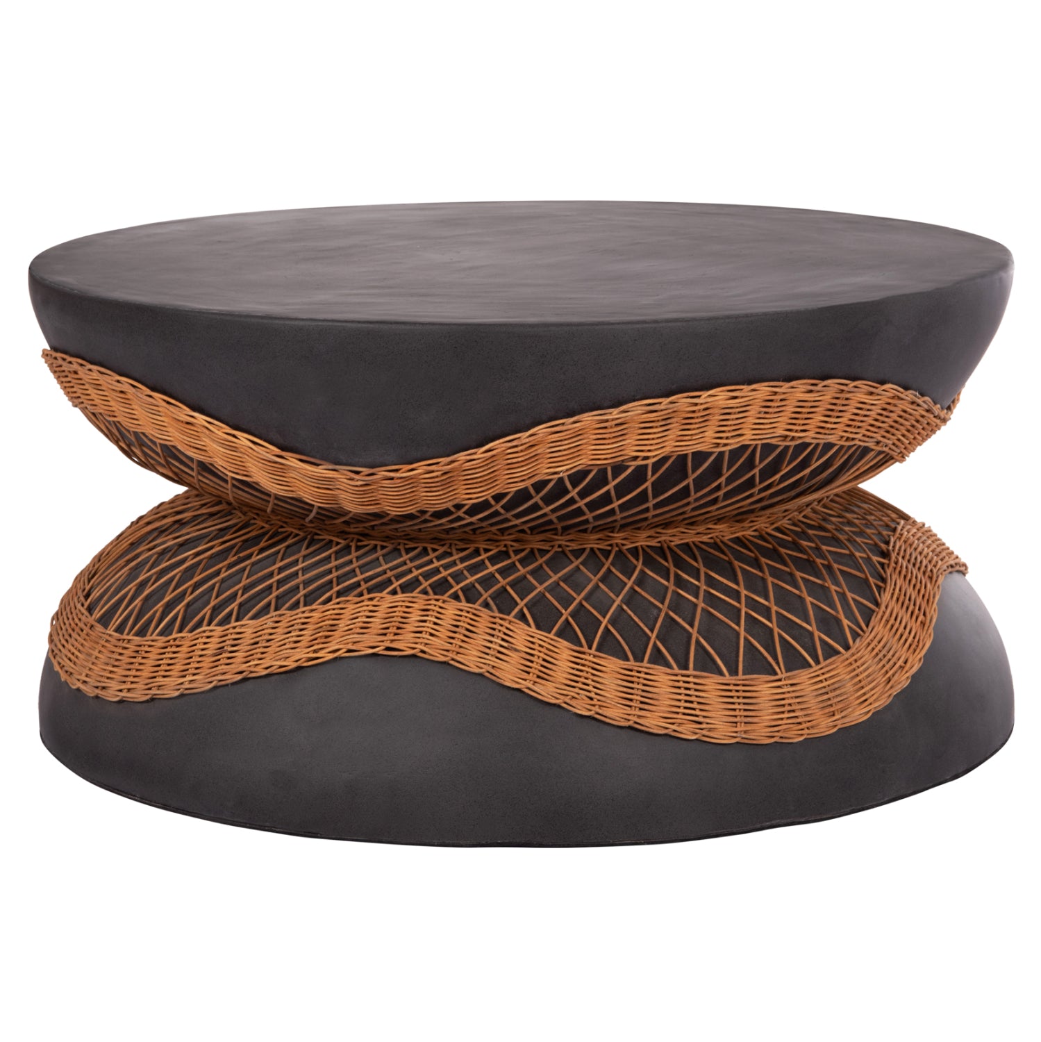 Маса Анна цвят натурал-черен