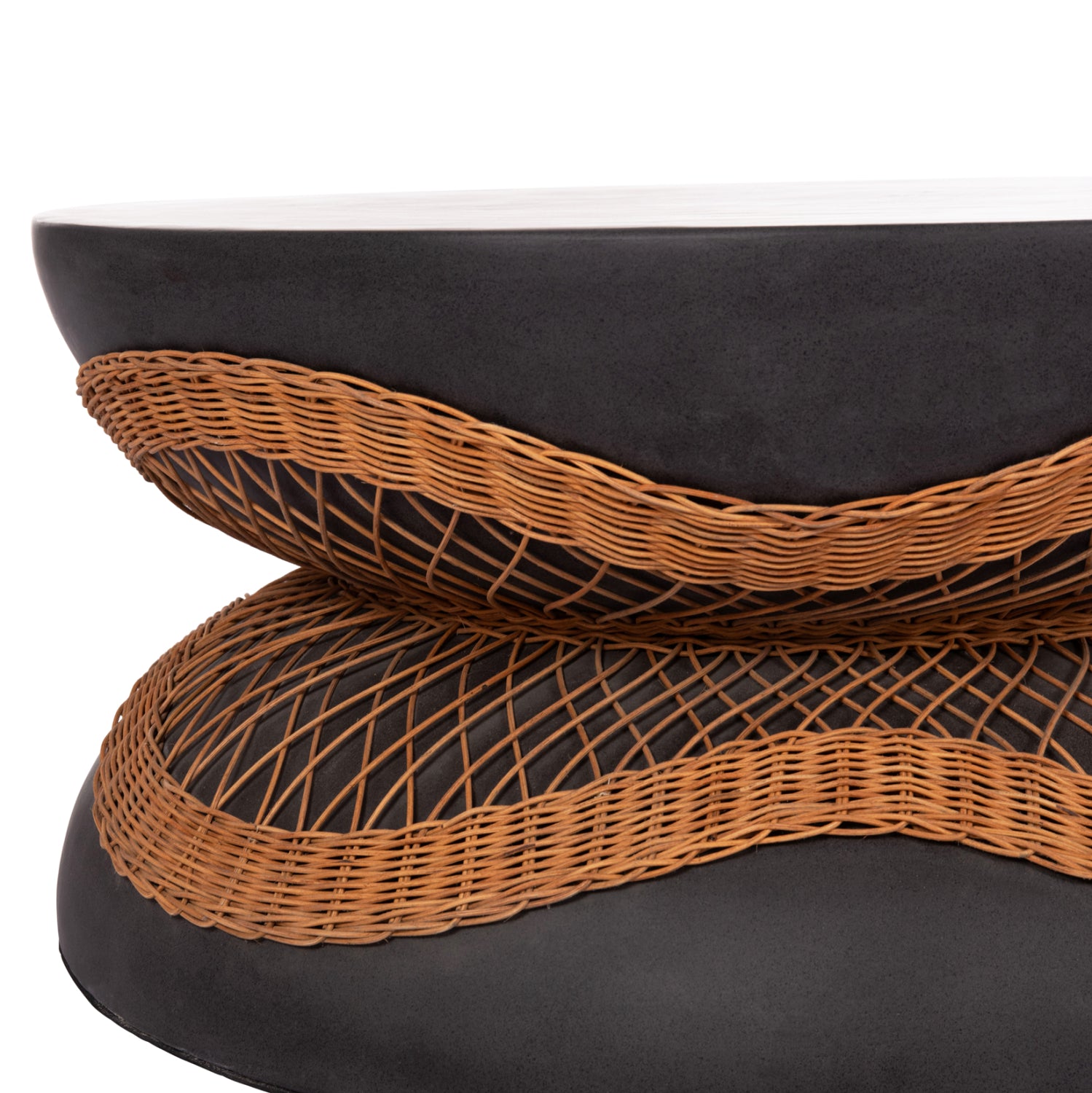 Маса Анна цвят натурал-черен