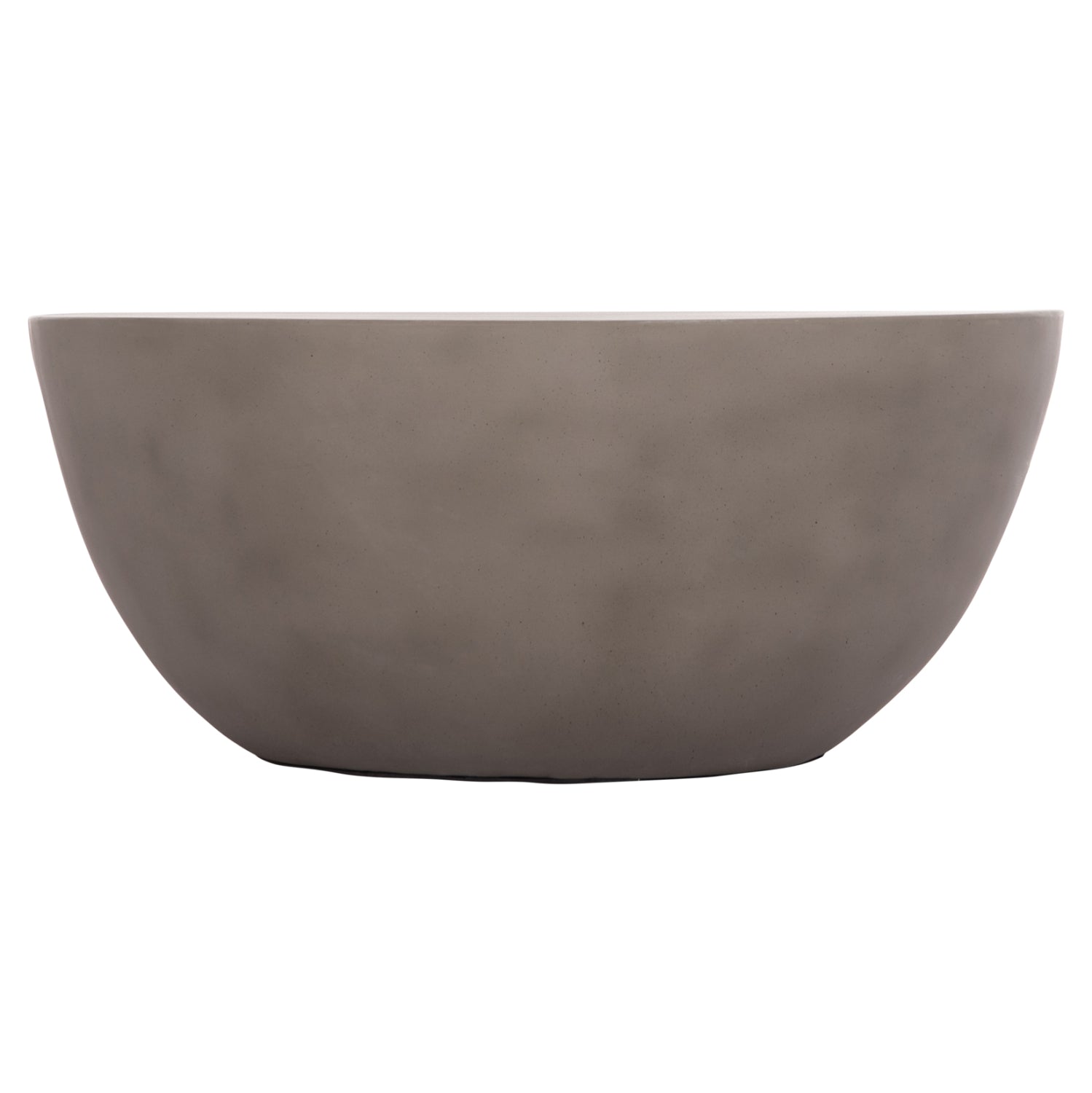 Кръгла холна маса Allan фибро цимент в сиво--Ф92x49см