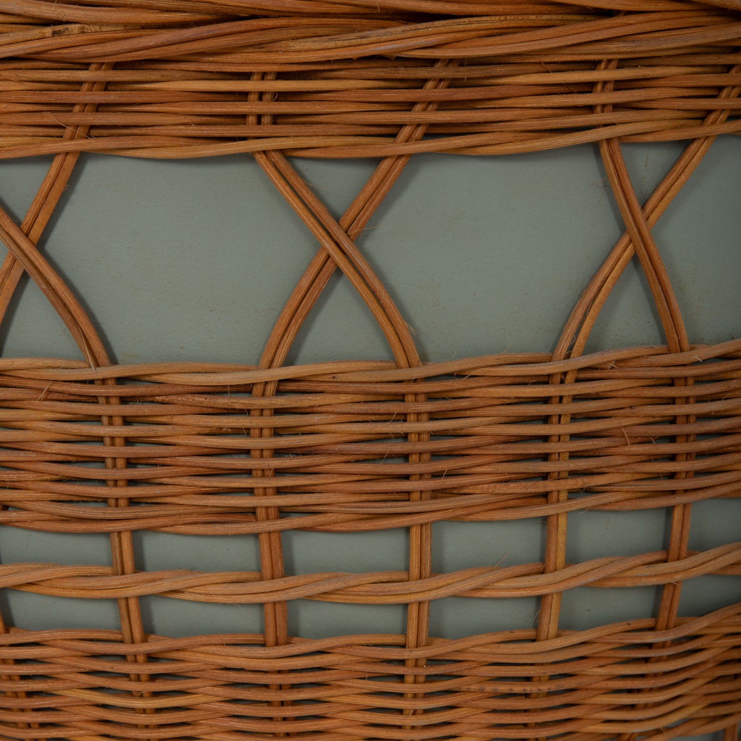 Холна маса Vilhena фибрo цимент зелен-ратан естествен ф56x47cm.