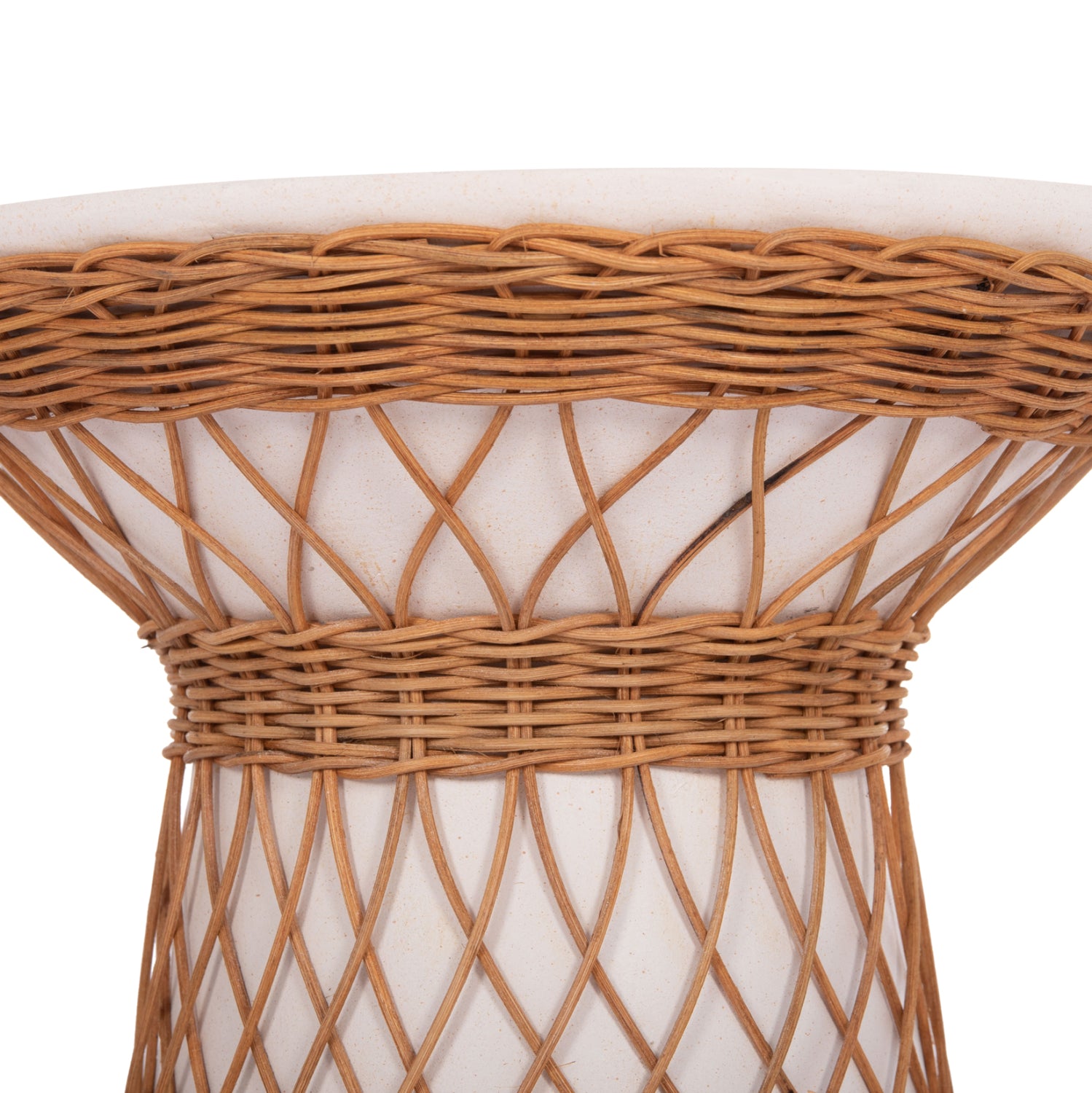 Маса Делия цвят натурал-бял