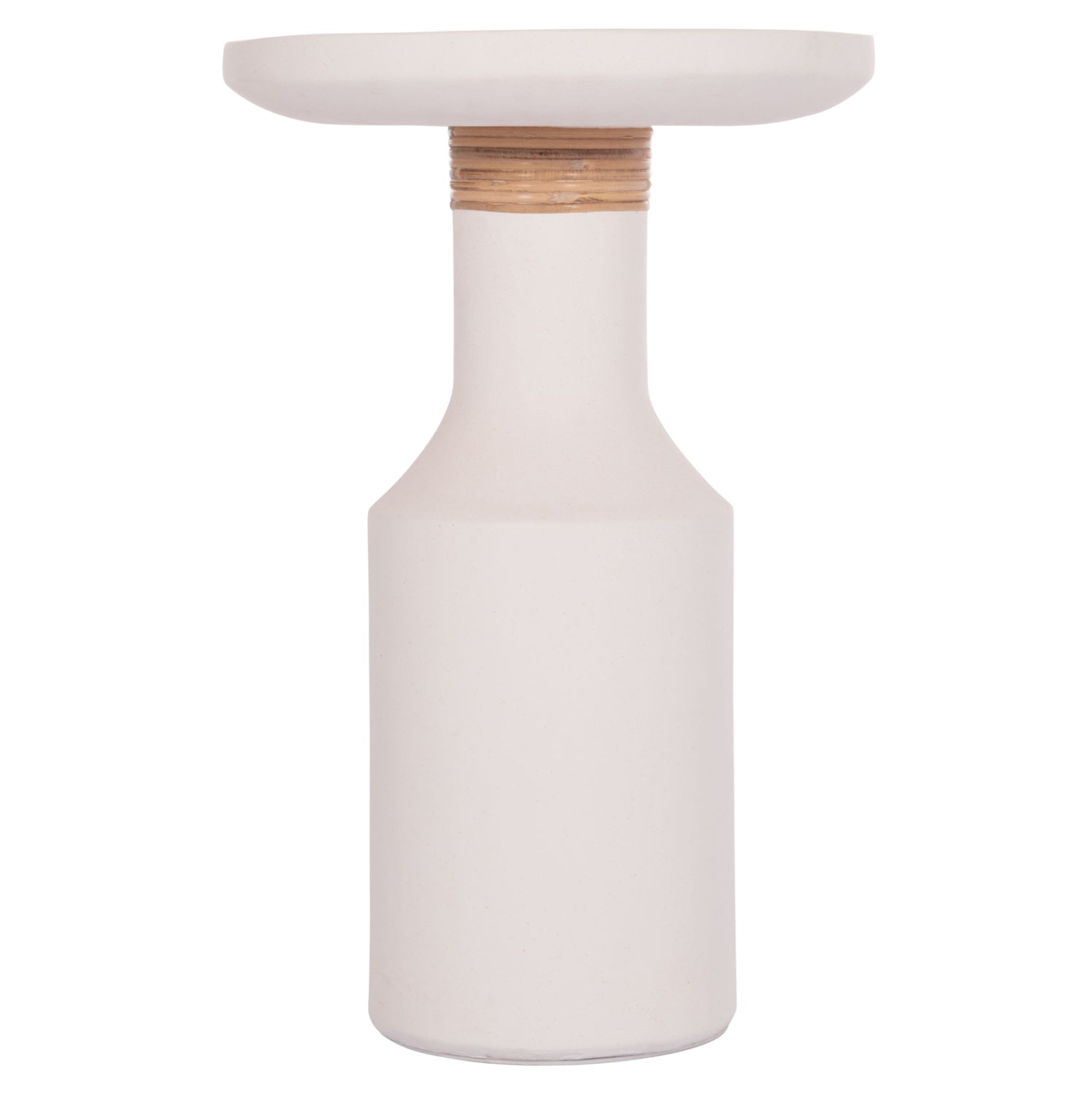 Помощна маса TRED бял цвят Φ40x61см