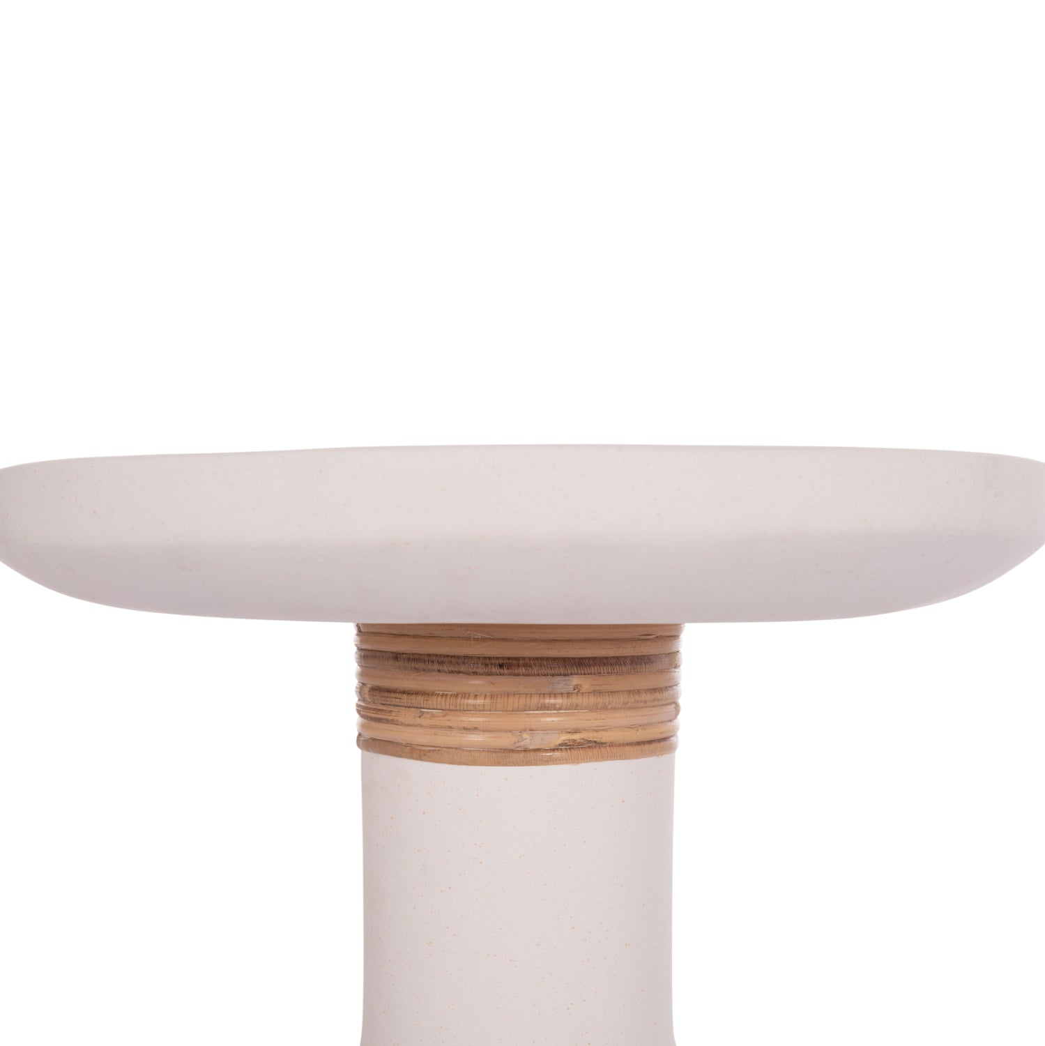 Помощна маса TRED бял цвят Φ40x61см