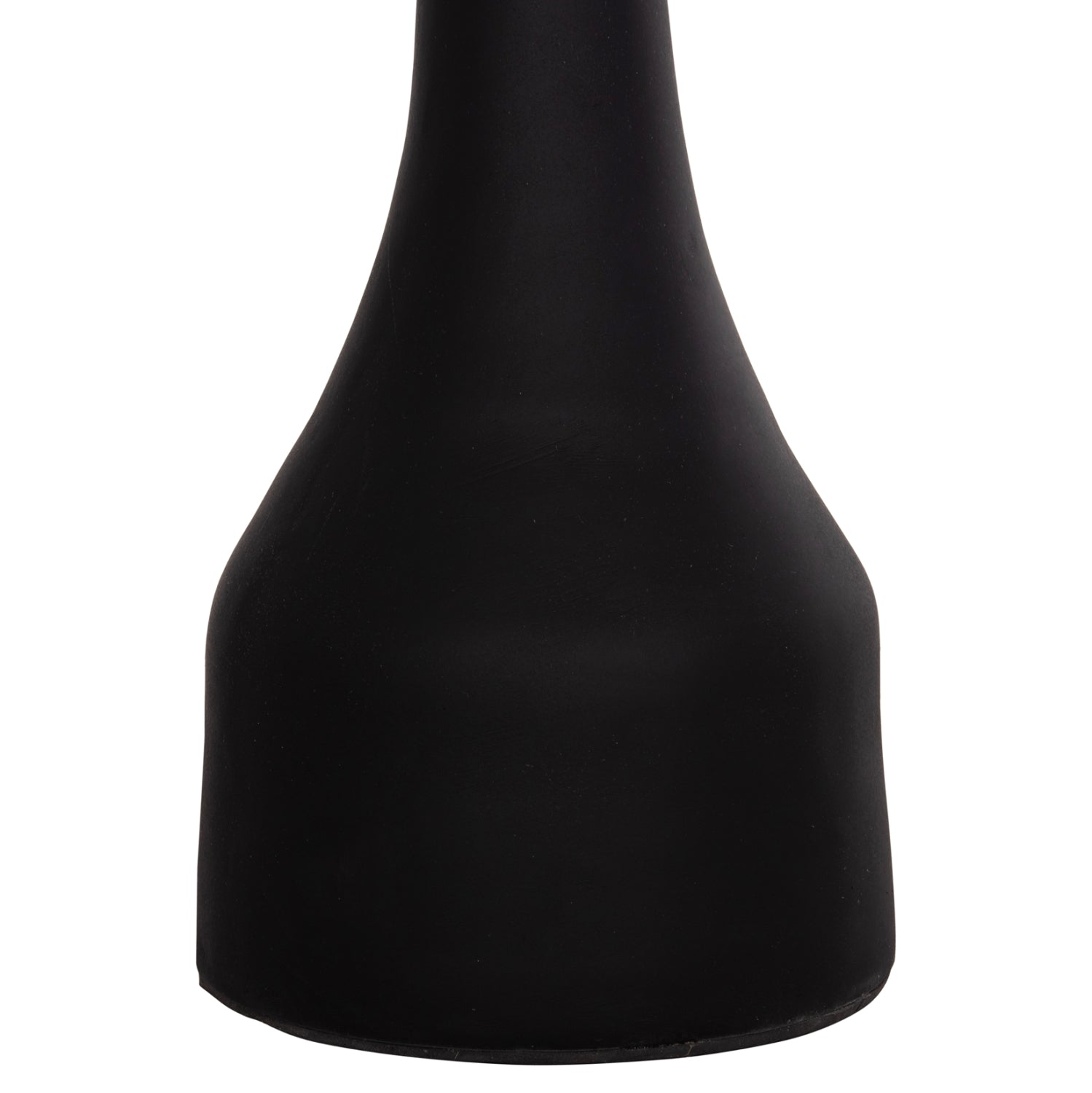 Странична маса за лампа TORG фиброцимент черна φ41x62cm.