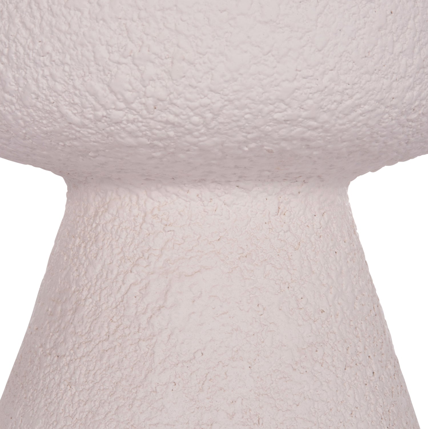 Табуретка INTERON бял цвят Φ34x39