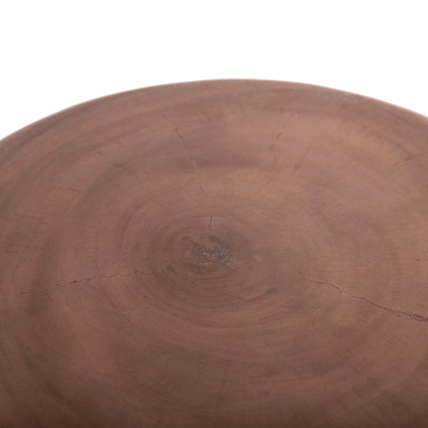 Странична маса PUFFAT естетсвен-сив цвят Φ45x46см