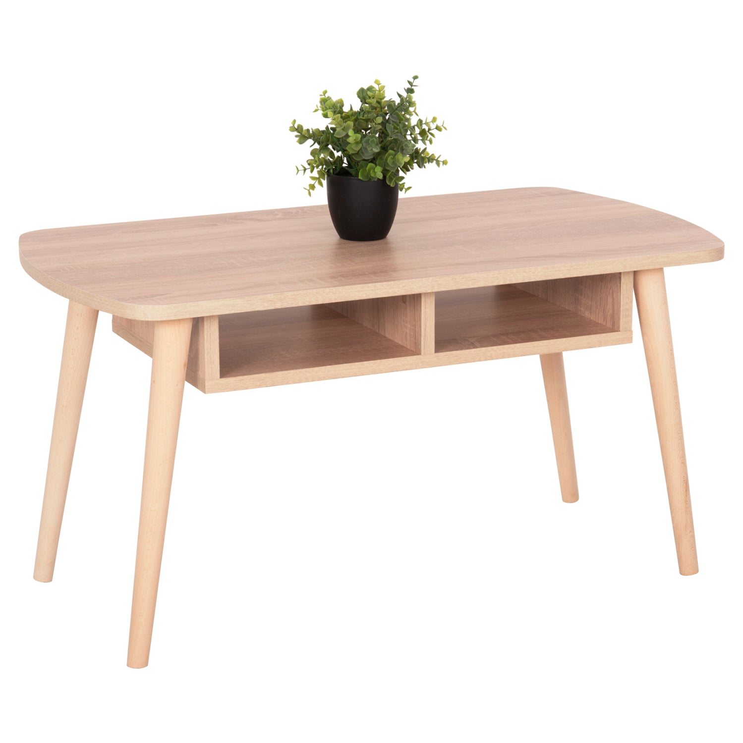 Холна маса IVEN цвят сонома 90x50x47.5см