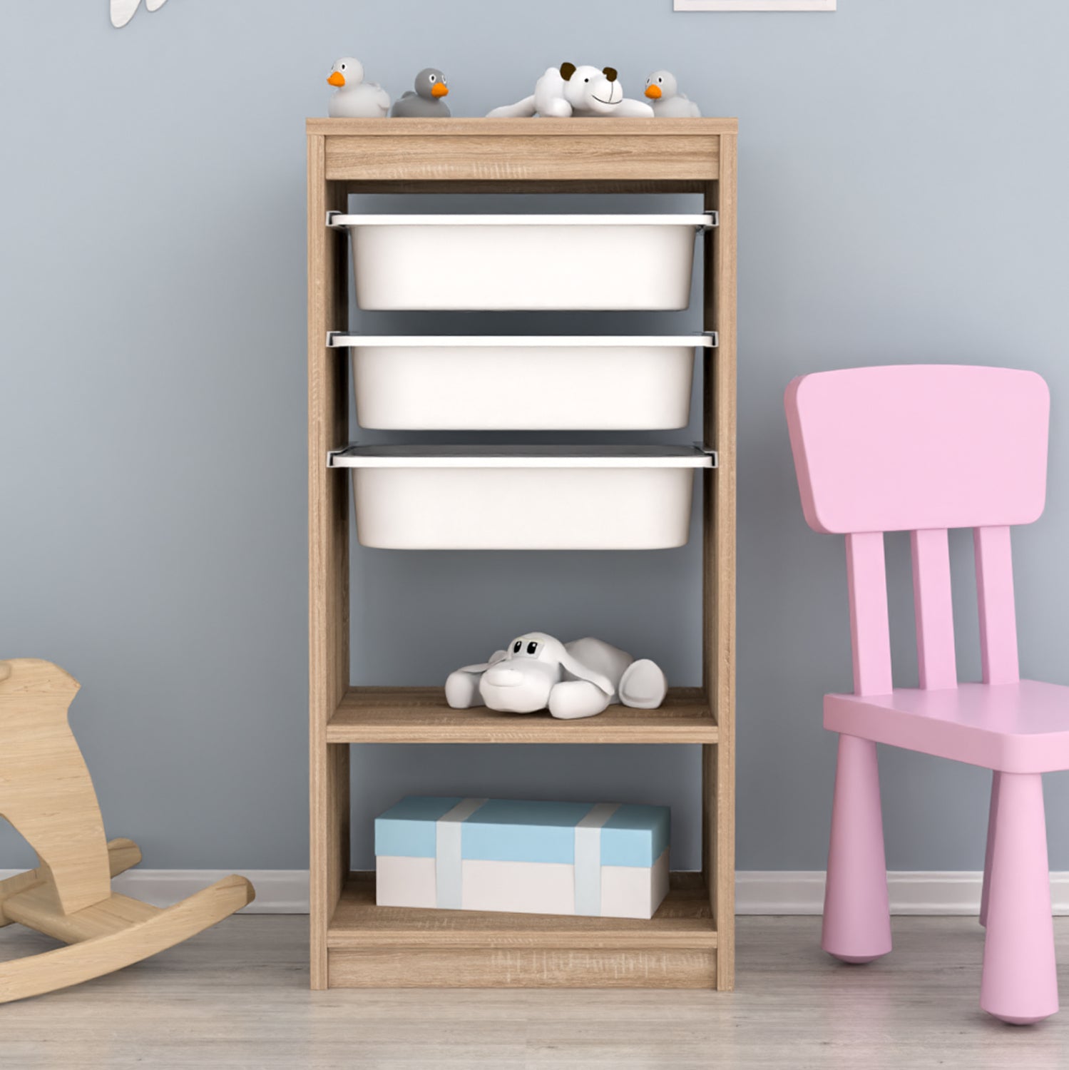 Етажерка SANI цвят сонама 45,5x30x92