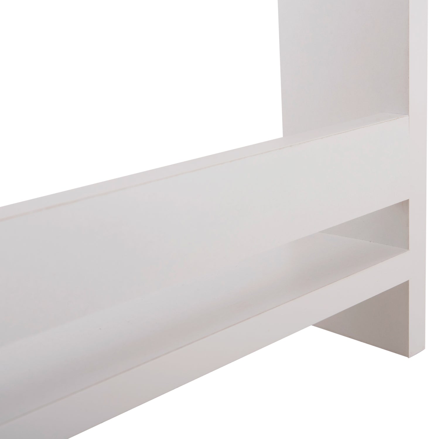 Стенен рафт sani меламин в бяло 60x10x90см (3 рафта)