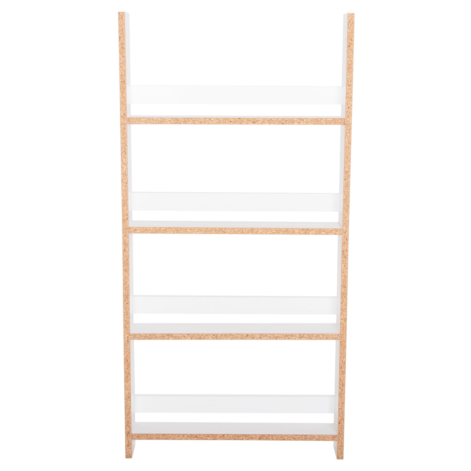 Стенен рафт sani меламин в бяло 60x10x120см (4 рафта)