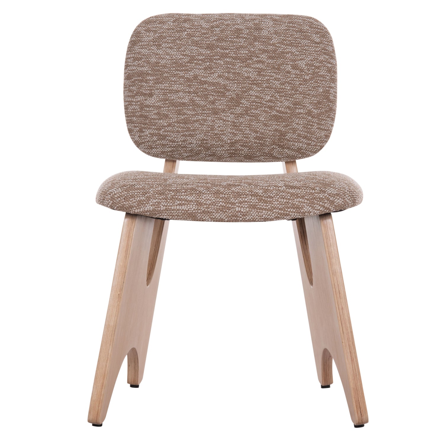 Трапезен стол BELLISI кафява дамаска-цвят дъб 53х56х78см