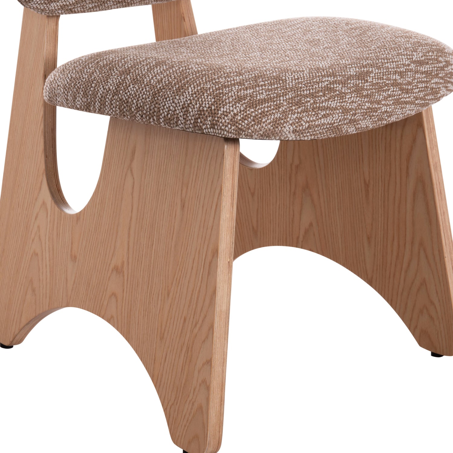 Трапезен стол BELLISI кафява дамаска-цвят дъб 53х56х78см