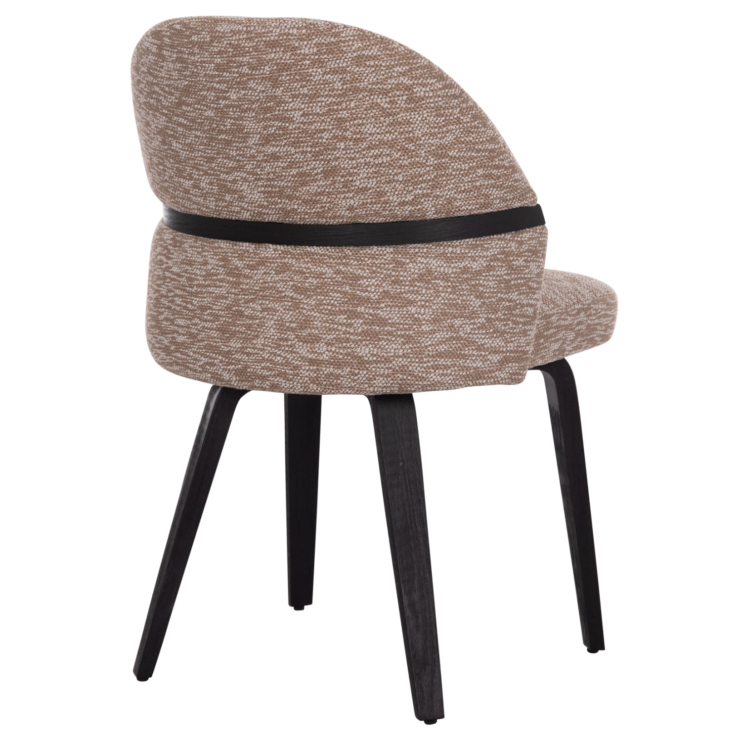 Трапезен стол Dekker кафяв-черен цвят 50x60x80см