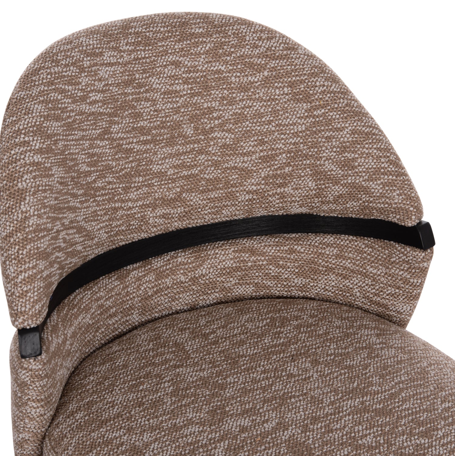 Трапезен стол Dekker кафяв-черен цвят 50x60x80см