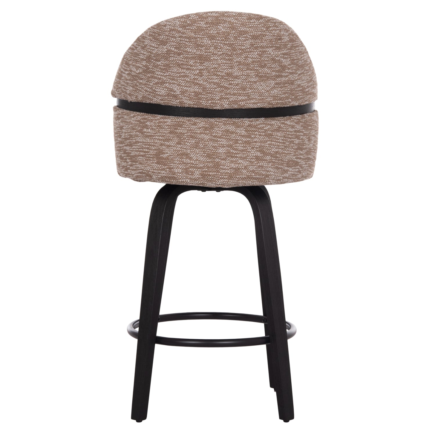 Бар стол Dekker кафяв-черен цвят 48x54x96см